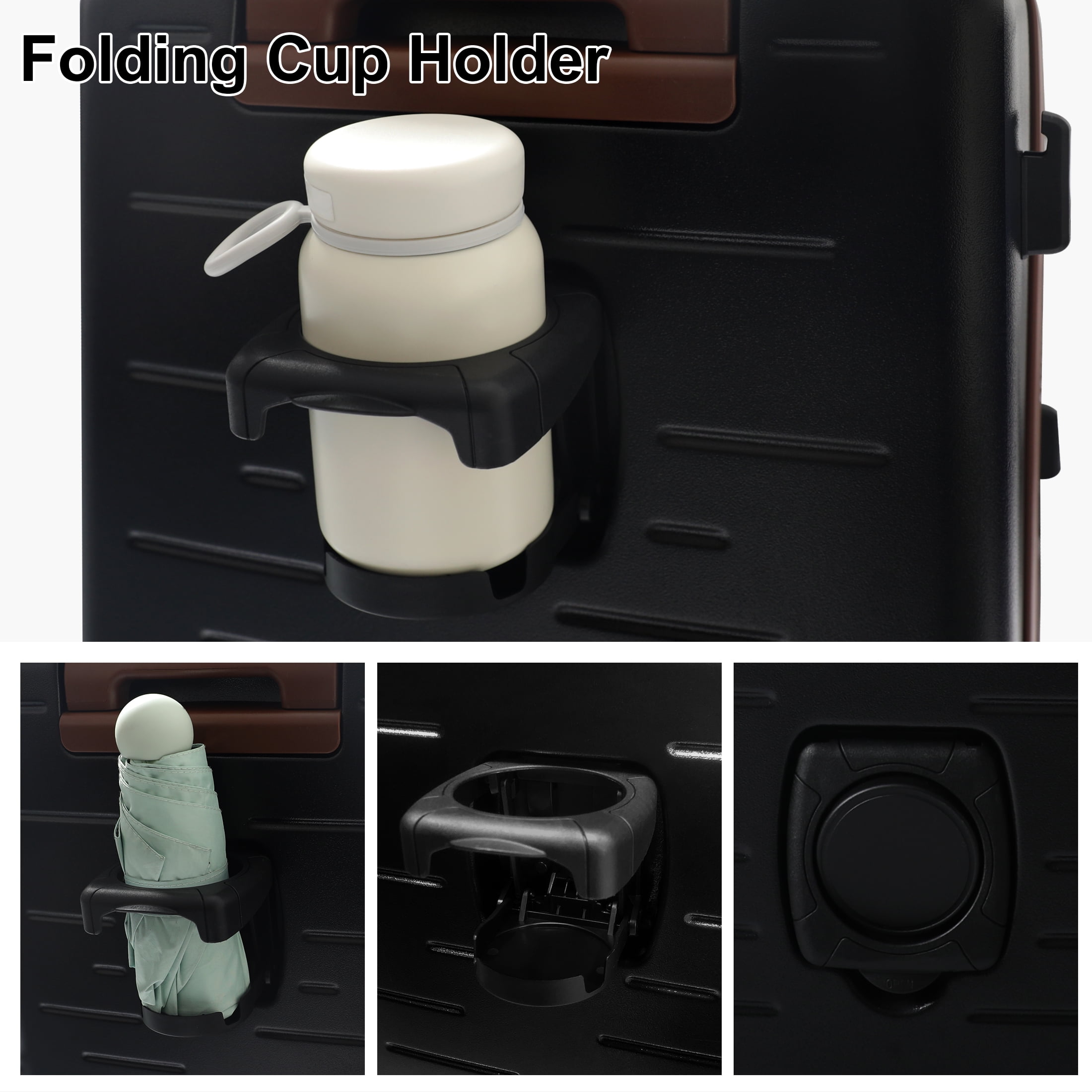 Nefoso 3 Piece Luggage Sets, Carry on Luggage 20 in 24 in 28 in Suitcase with TSA USB Port Spinner Wheels, Hardshell Lightweight Black - Image 8