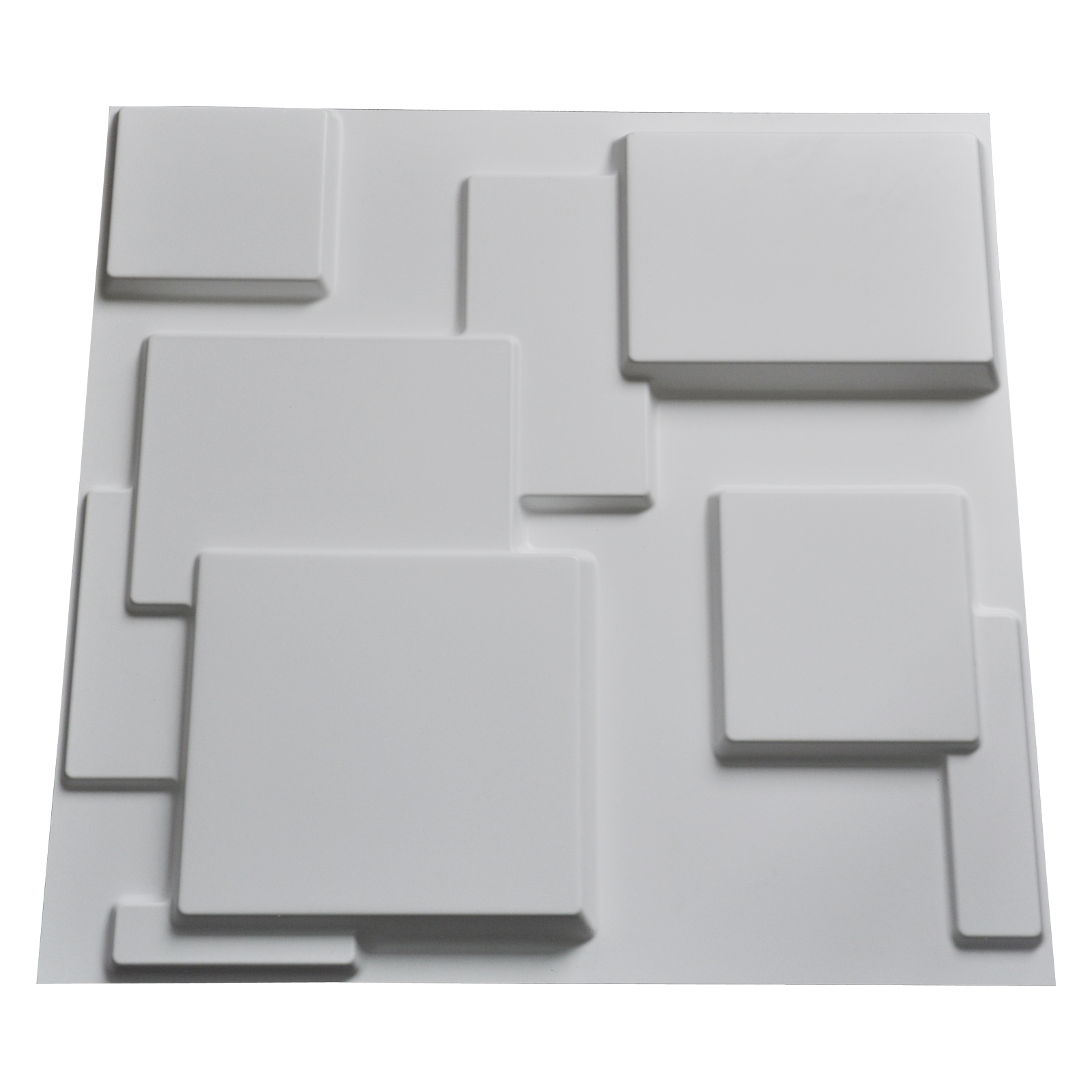 Art3d Squares Design 19.7 in. x 19.7 in. PVC 3D Wall Panel (12-Pack) - Image 6