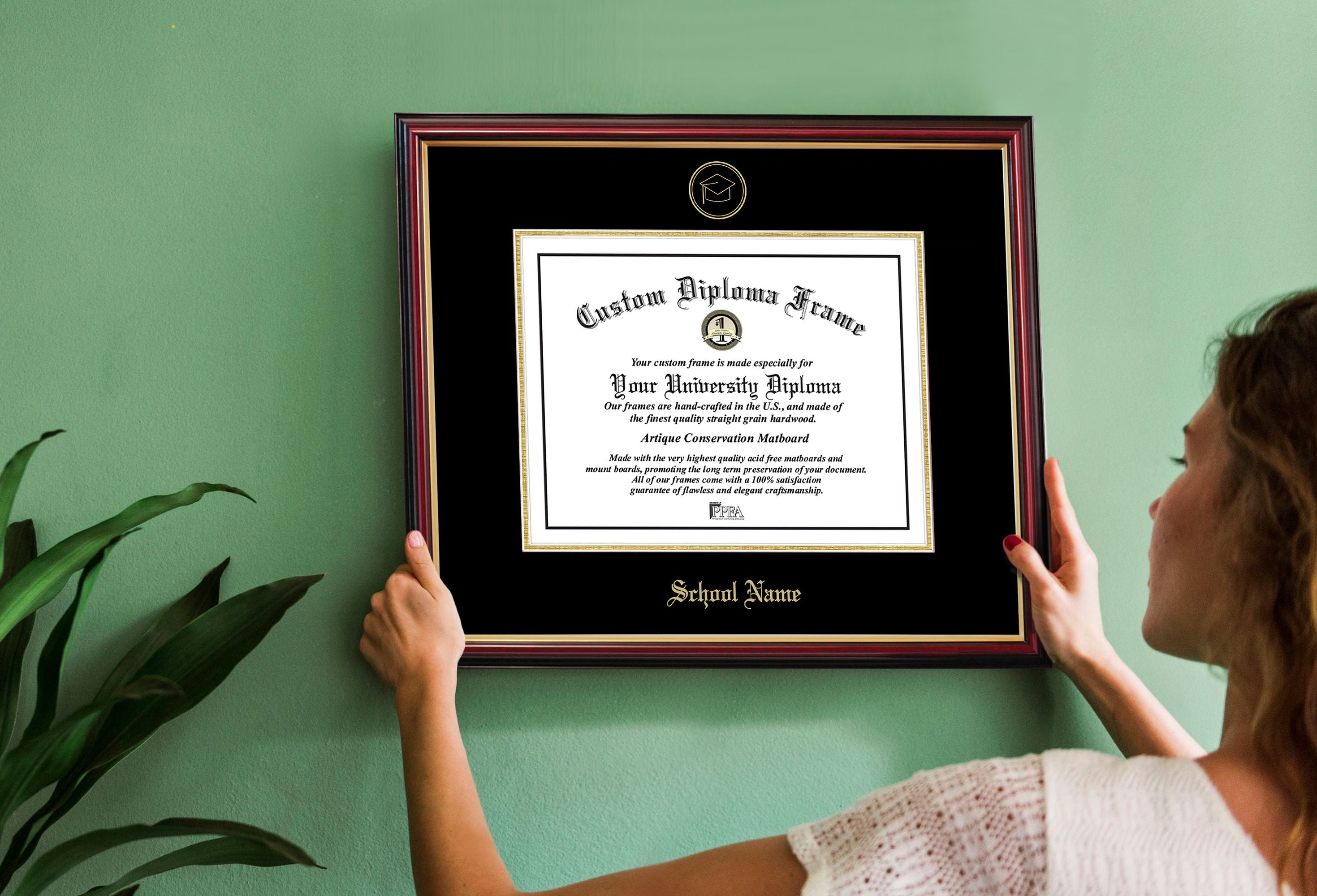 Grand Valley Petite Diploma Frame - Image 3