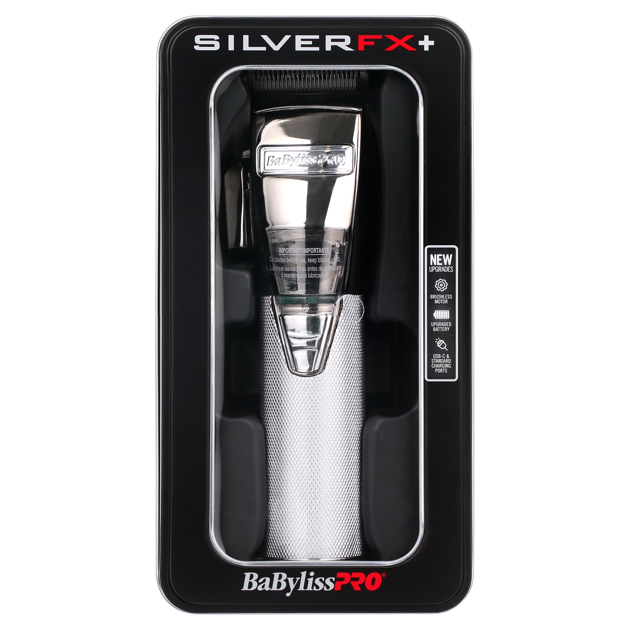 BaBylissPRO SilverFX Plus All-Metal Lithium Professional Hair Clippers - Image 4