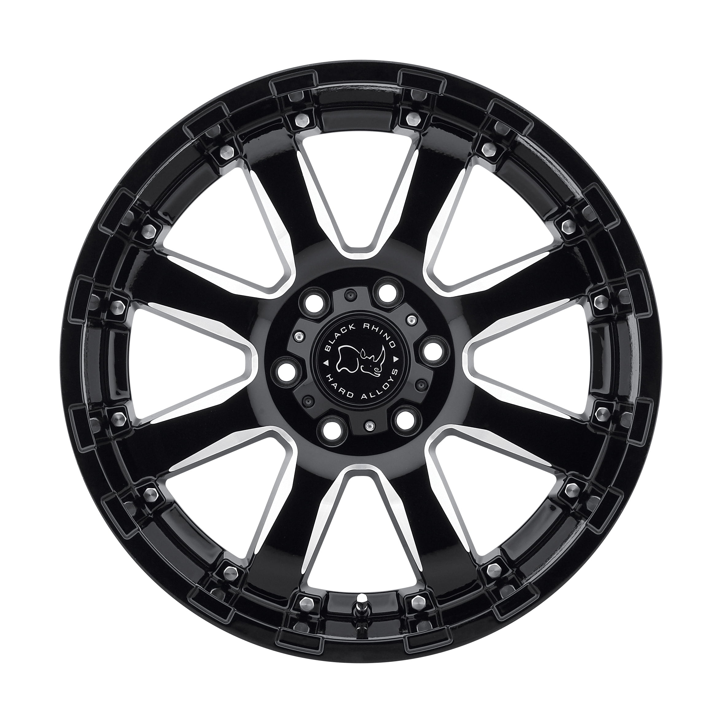 Black Rhino Sierra 17X9 6X139.7 12Et 67.06Cb Gloss Black W/ Milled Spokes Wheel - Image 2