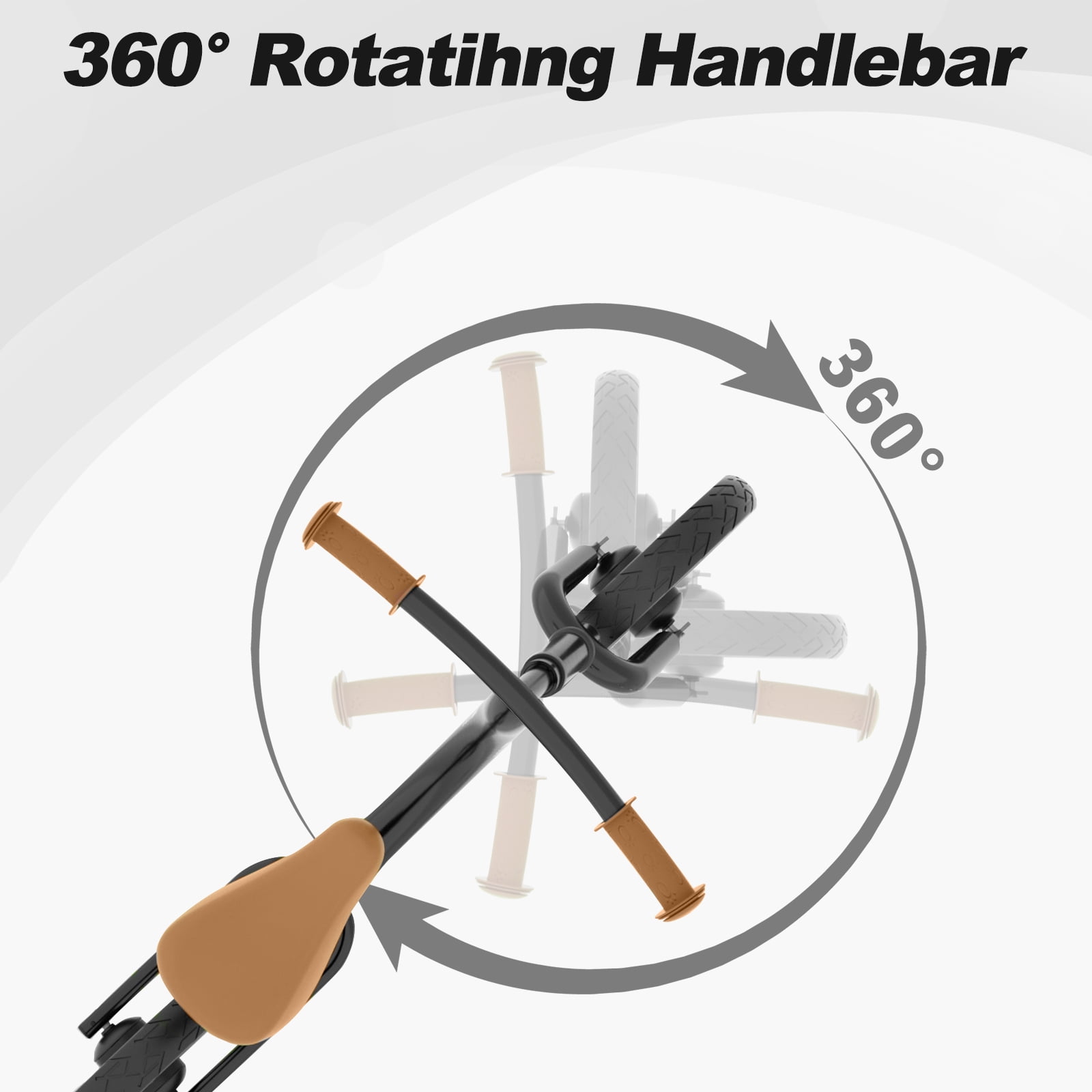 KORIMEFA Toddler Balance Bike - Lightweight Kids Toy Bike for 2, 3, 4, and 5 Year Old Boys Girls - No Pedal Training Bicycle with Adjustable Handlebar and Seat, Black - Image 6