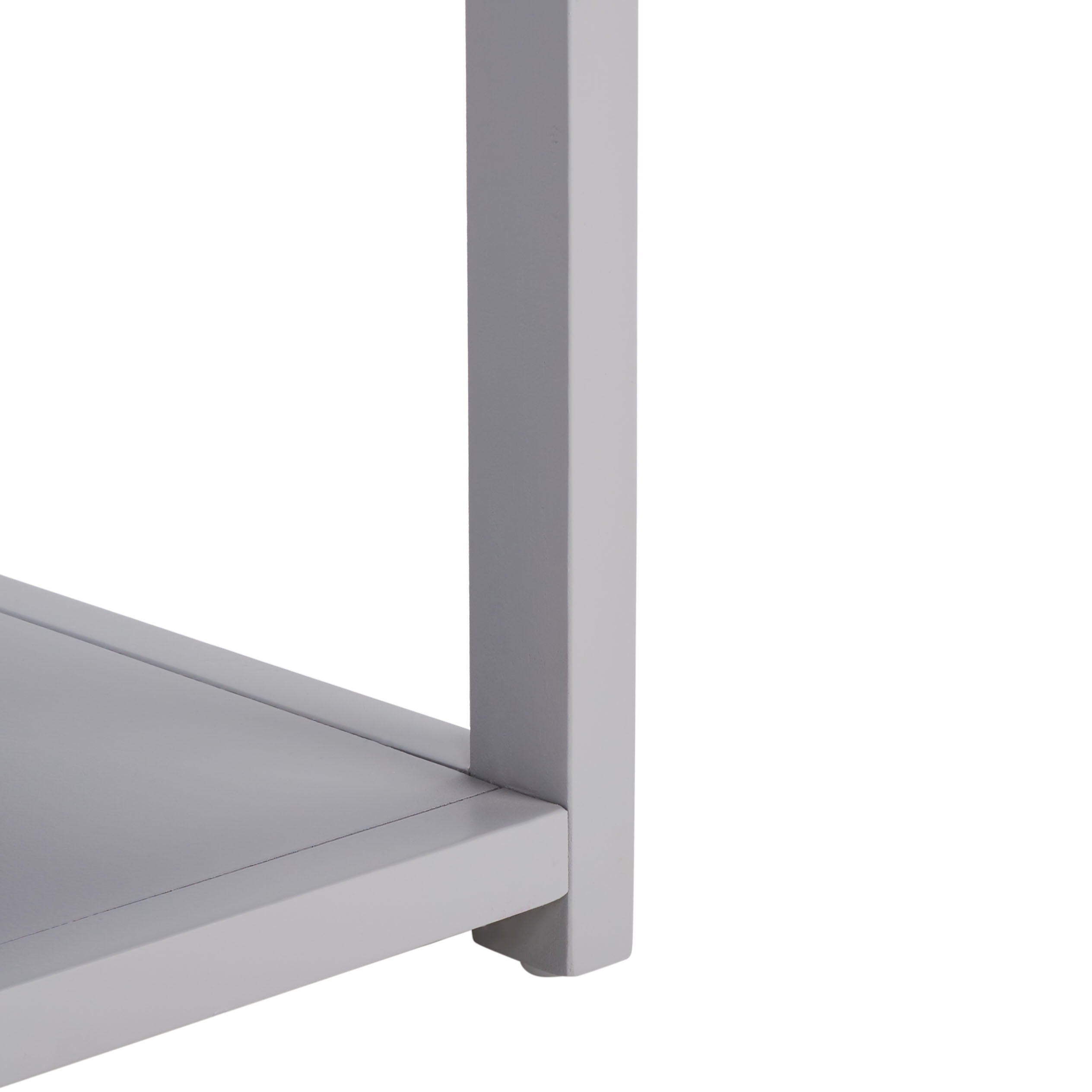 SAFAVIEH Yudi Solid 1 Drawer 1 Shelf Nightstand, Grey - Image 5