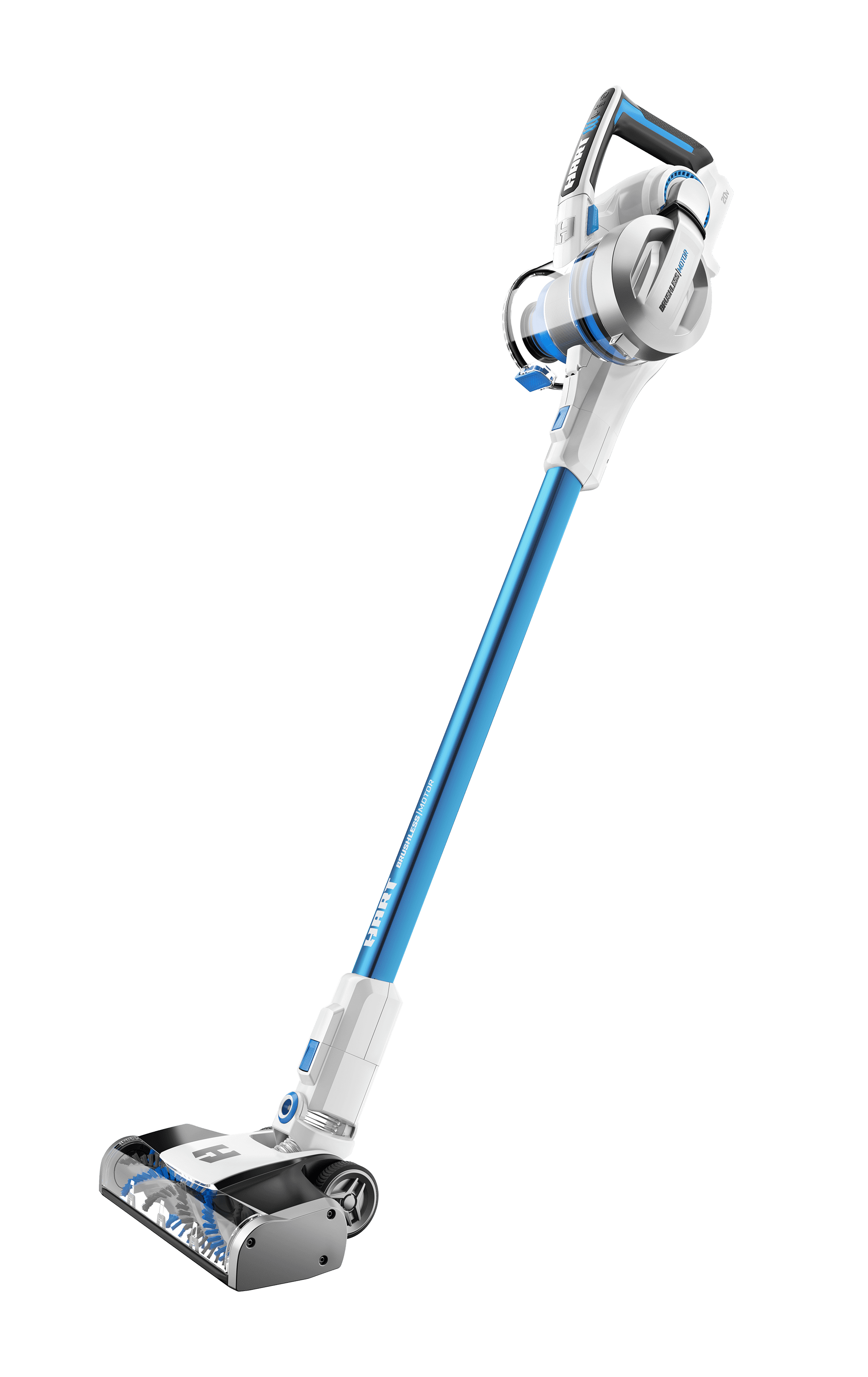 HART 20-Volt Cordless Stick Vacuum with Brushless Motor Technology, (1) 4.0 Ah Lithium-Ion Battery - Image 6
