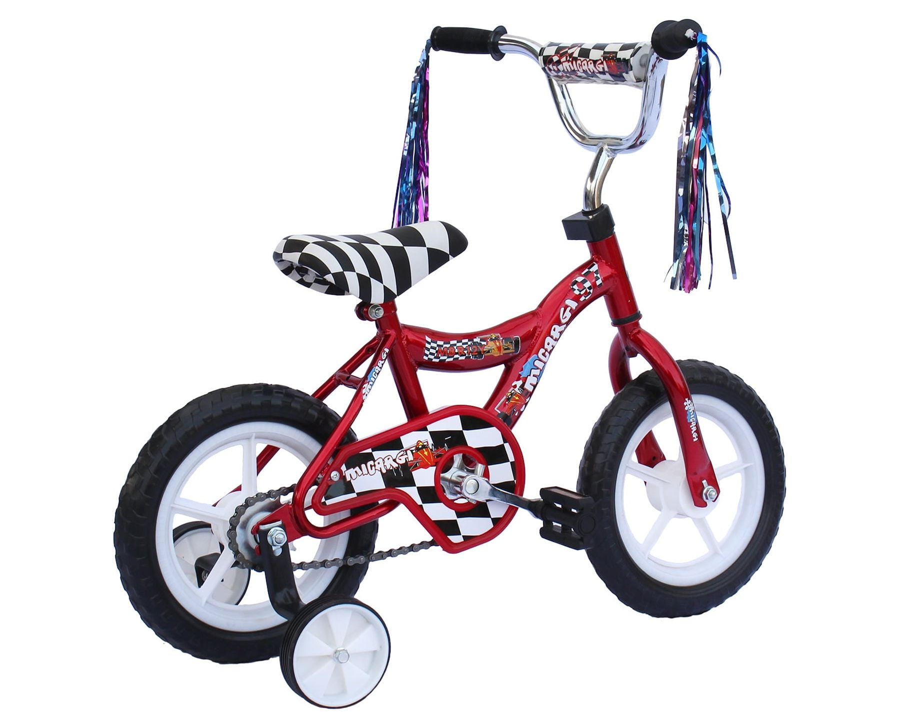 Wonder Wheels 12 In. Boy's or Girl's BMX Bicycle S-Type Frame EVA Tire No Brake Bike Kid's Bike - Red - Image 2