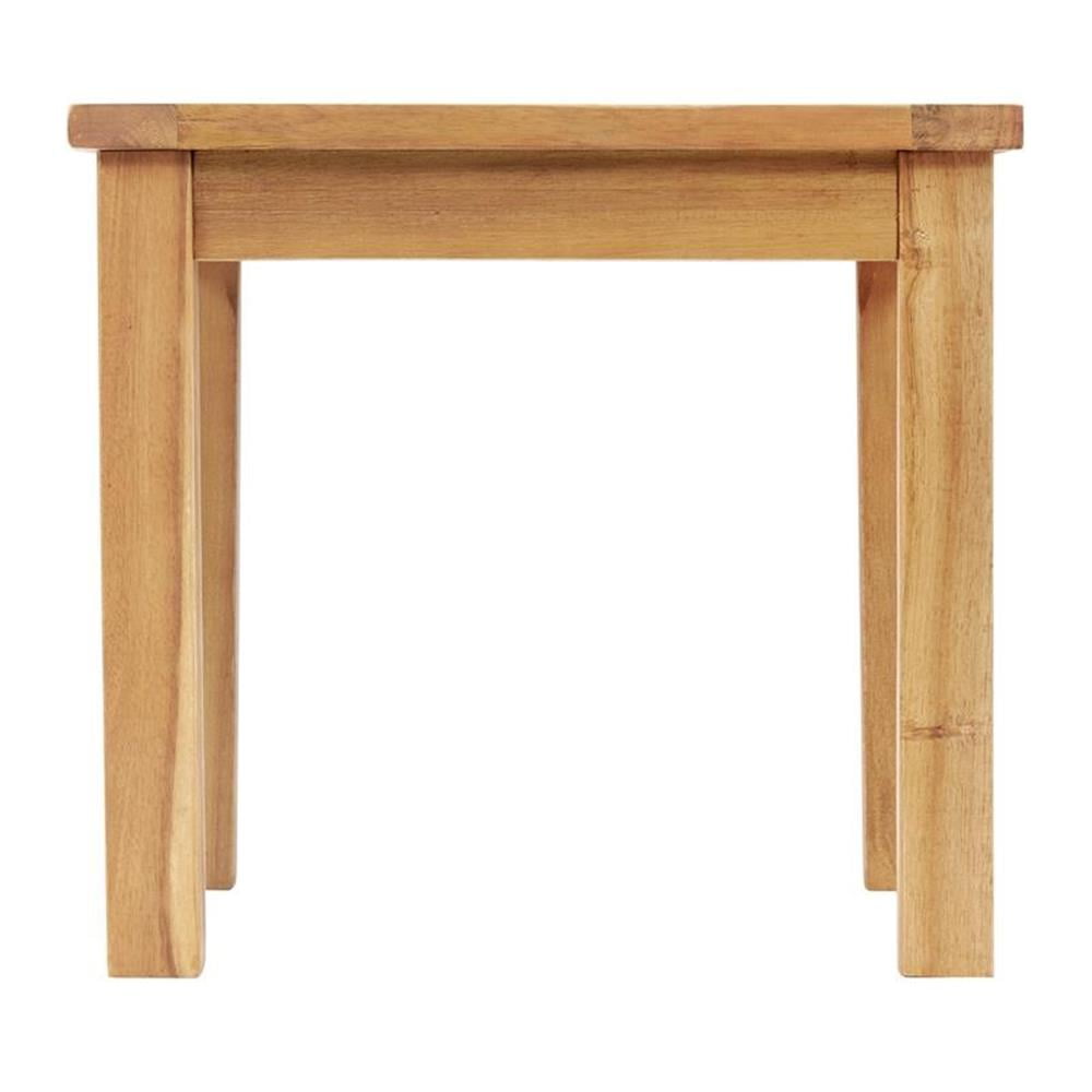 Alaterre Furniture 3-Piece Acacia Wood Bistro Set – 2 Foldable Chairs & Table with Woven Seats for Patio/Deck - Image 8