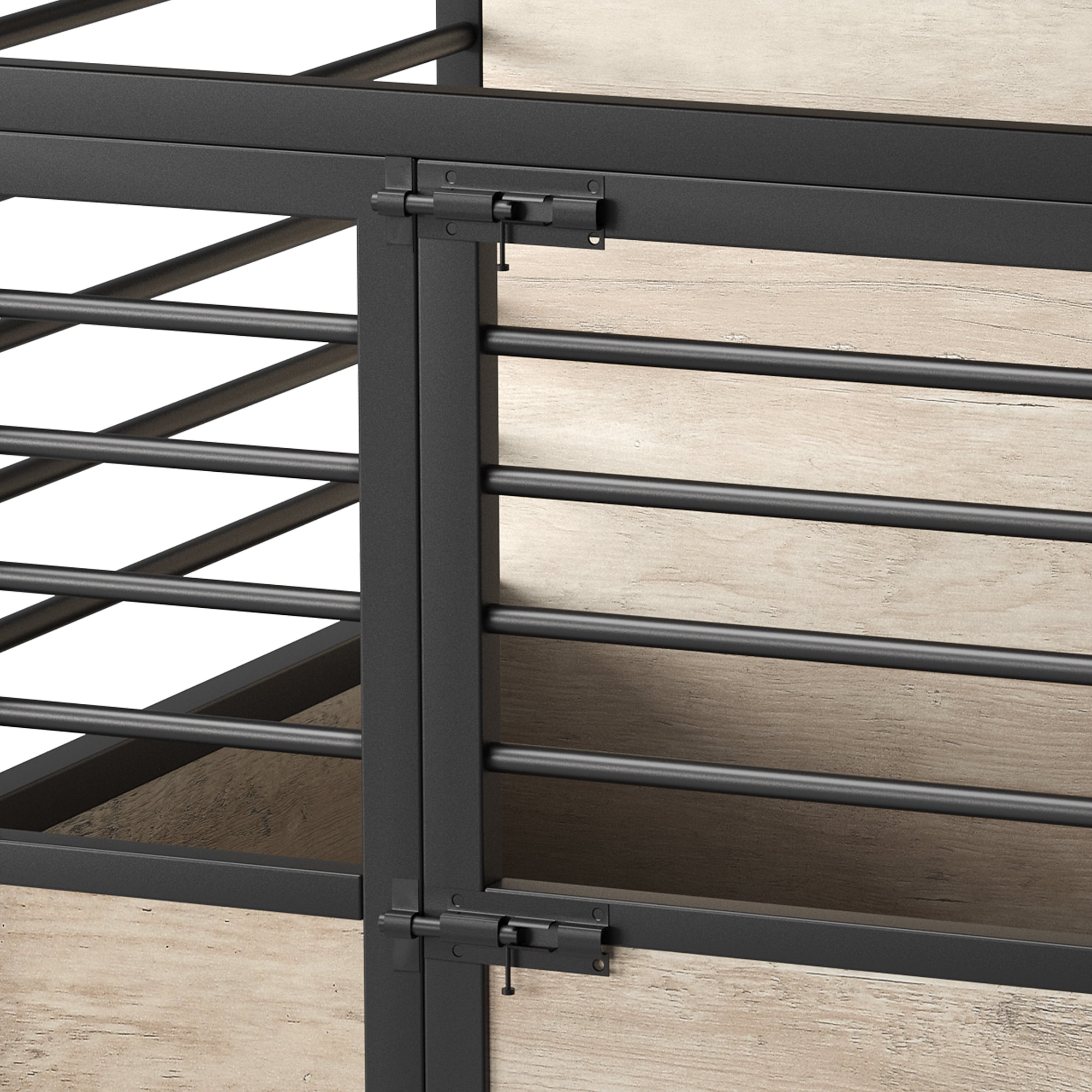 Dextrus 23.6" Dog Crate Furniture Wooden Dog House with Wheels, Dog Kennel Indoor for Small Medium Dogs - Brown & Black - Image 6