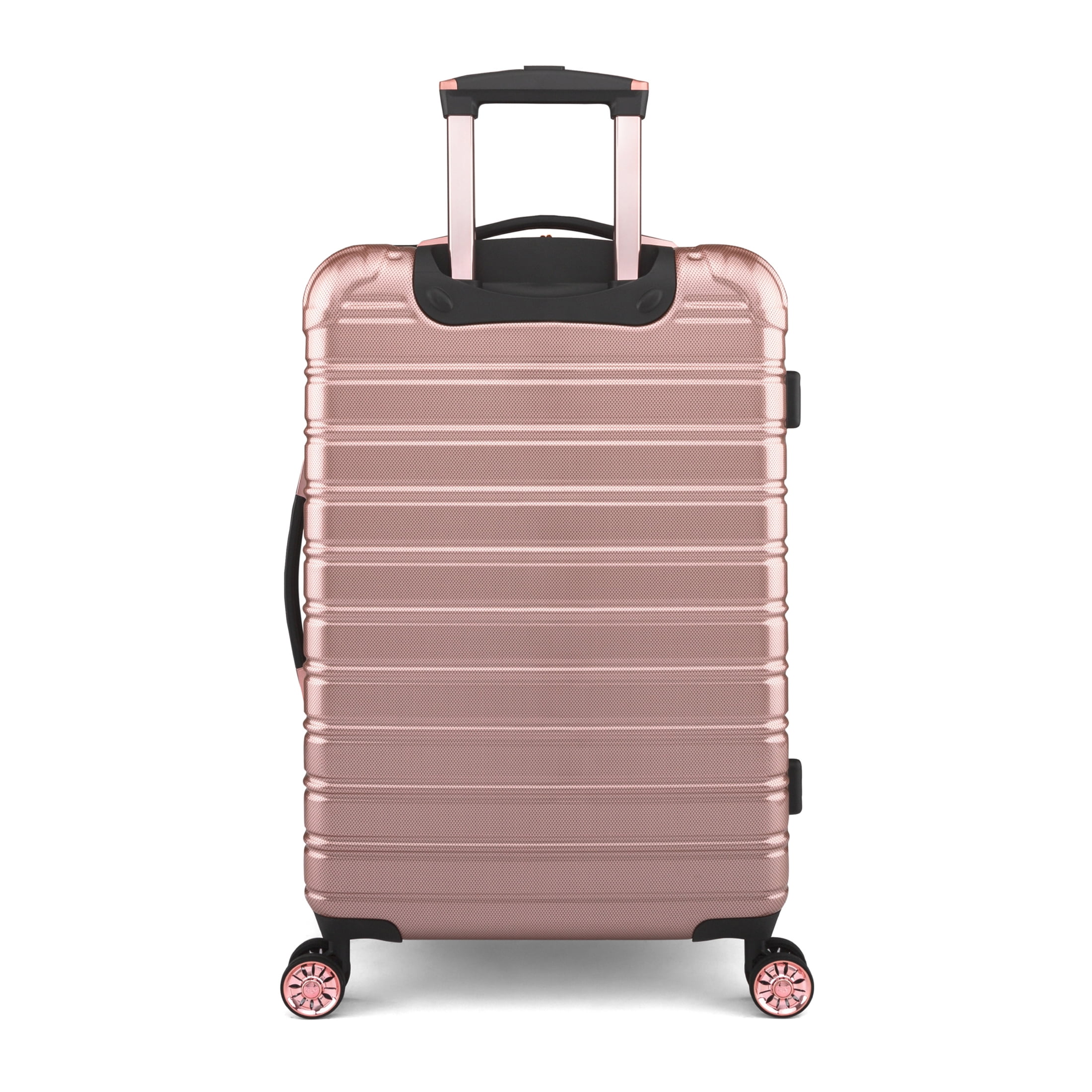iFLY Hardside Luggage Fibertech 3 Piece Set, 20" Carry-on, 24" Checked Luggage and 28" Checked Luggage, Rose Gold - Image 10