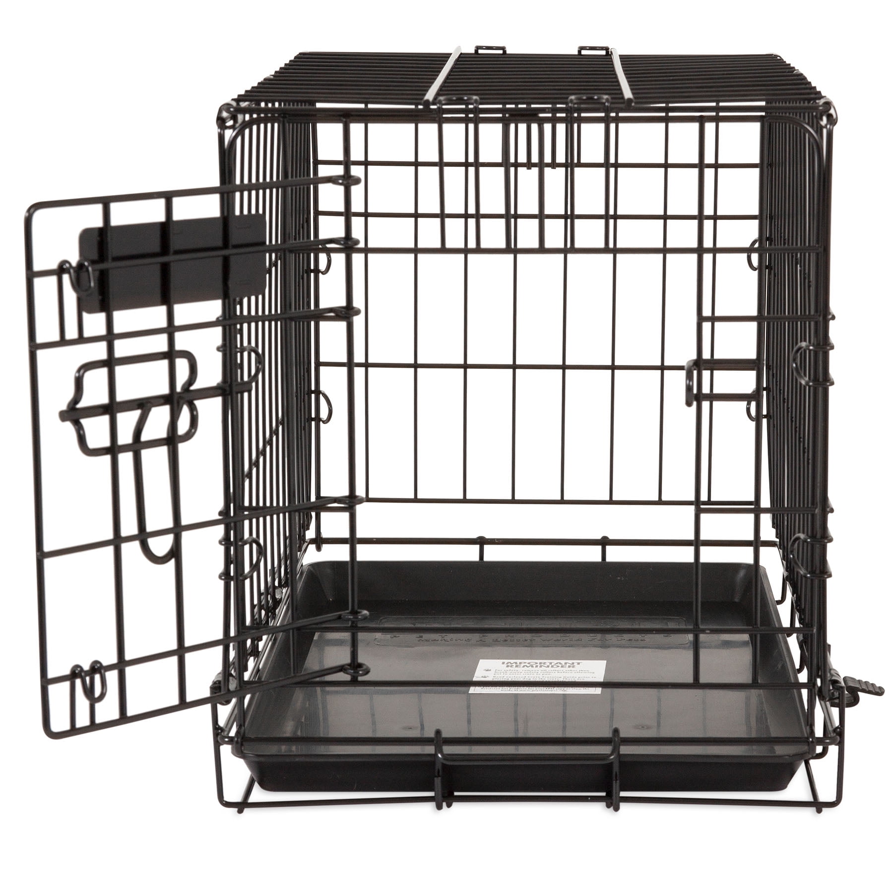 Precision Pet Products 36" Metal Pet Crate for Dogs with Mat - Image 5