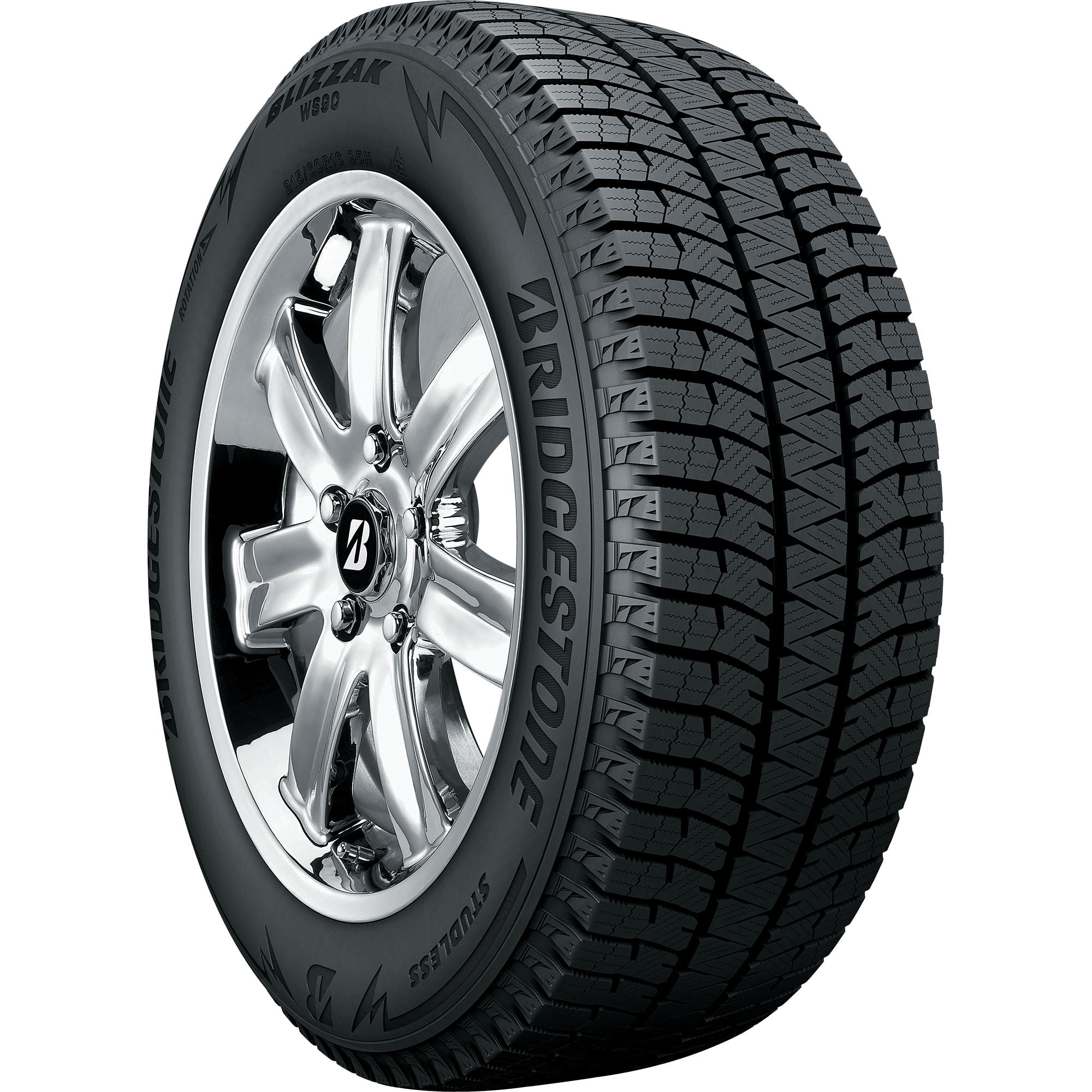Bridgestone Blizzak WS90 Winter 235/50R19 99H Passenger Tire - Image 5