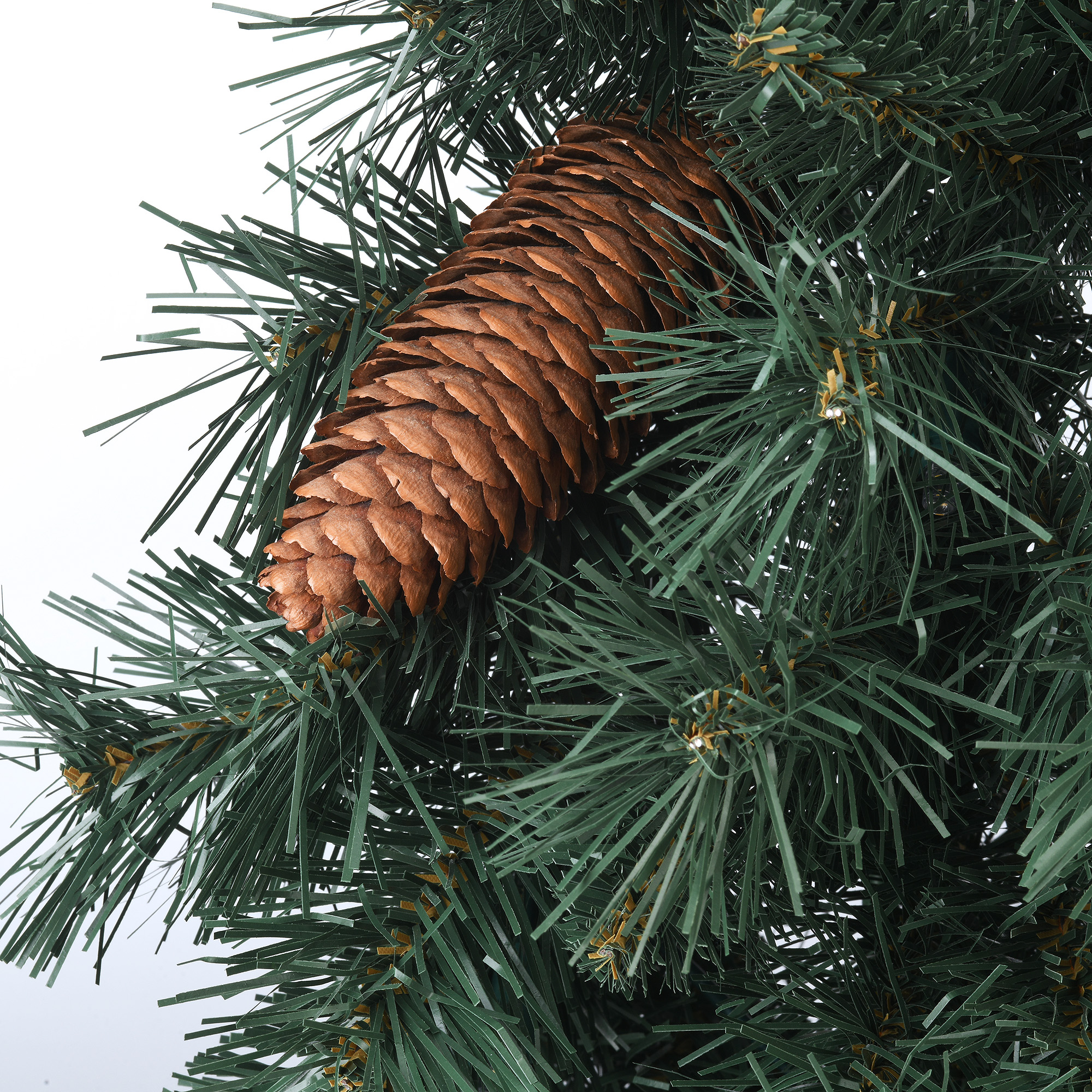 5-Piece Prelit Artificial Christmas Tree Entryway Set with Warm White LED Lights, by Holiday Time - Image 12