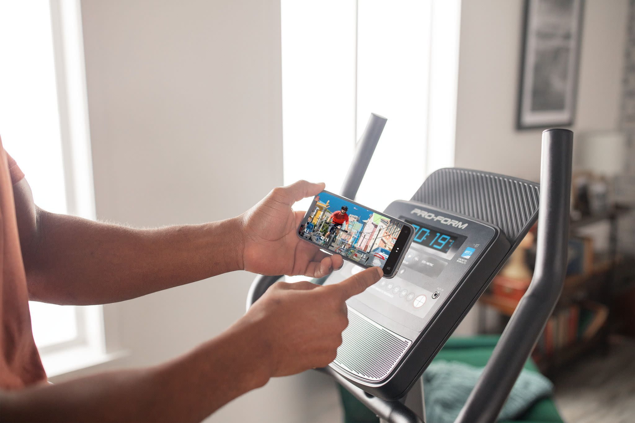 ProForm Cycle Trainer 300 Ci Upright Stationary Exercise Bike, Compatible with iFIT Personal Training - Image 28