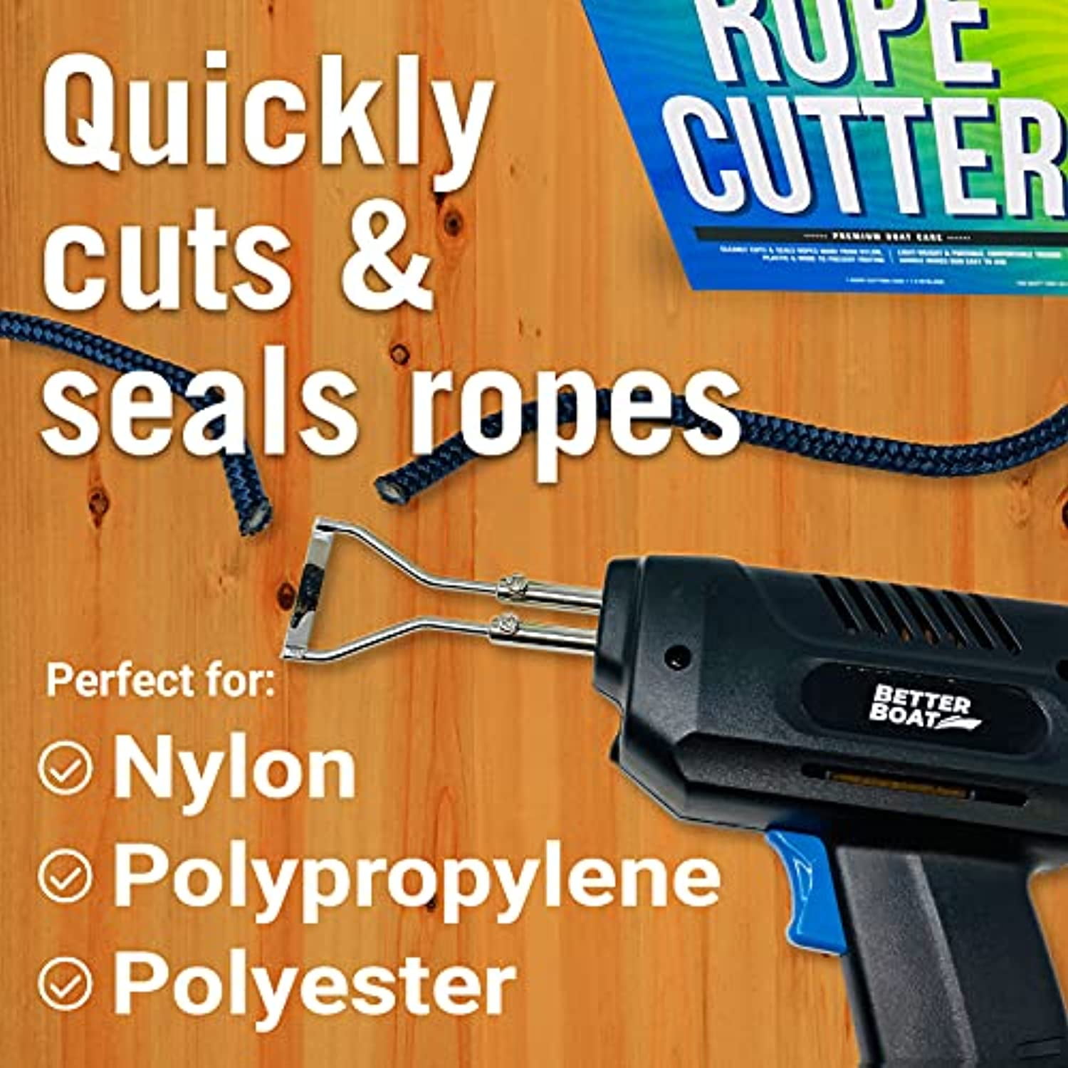 Hot Knife Rope Cutter for Heated Nylon Strap Cutting Marine Grade Lines Heat and Sealing Tool - Image 4