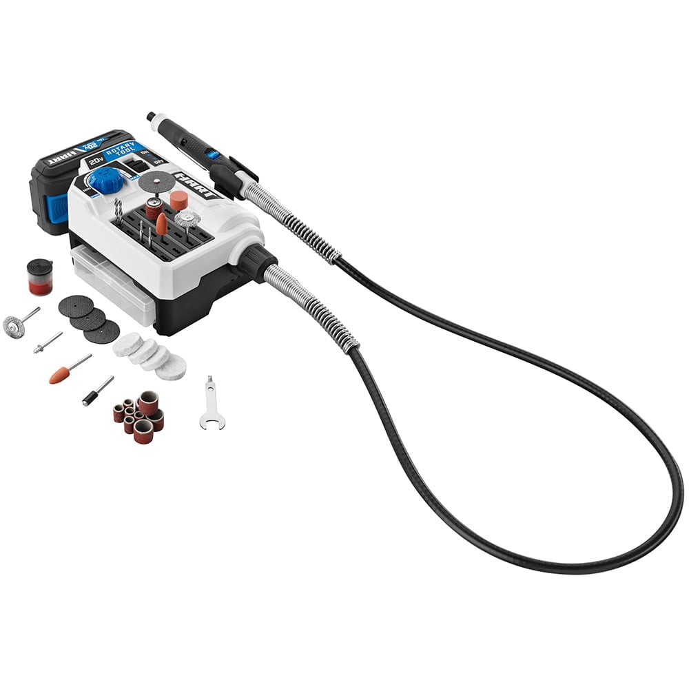 HART 20-Volt Rotary Tool and 175PC Accessory Set Bundle - Image 3