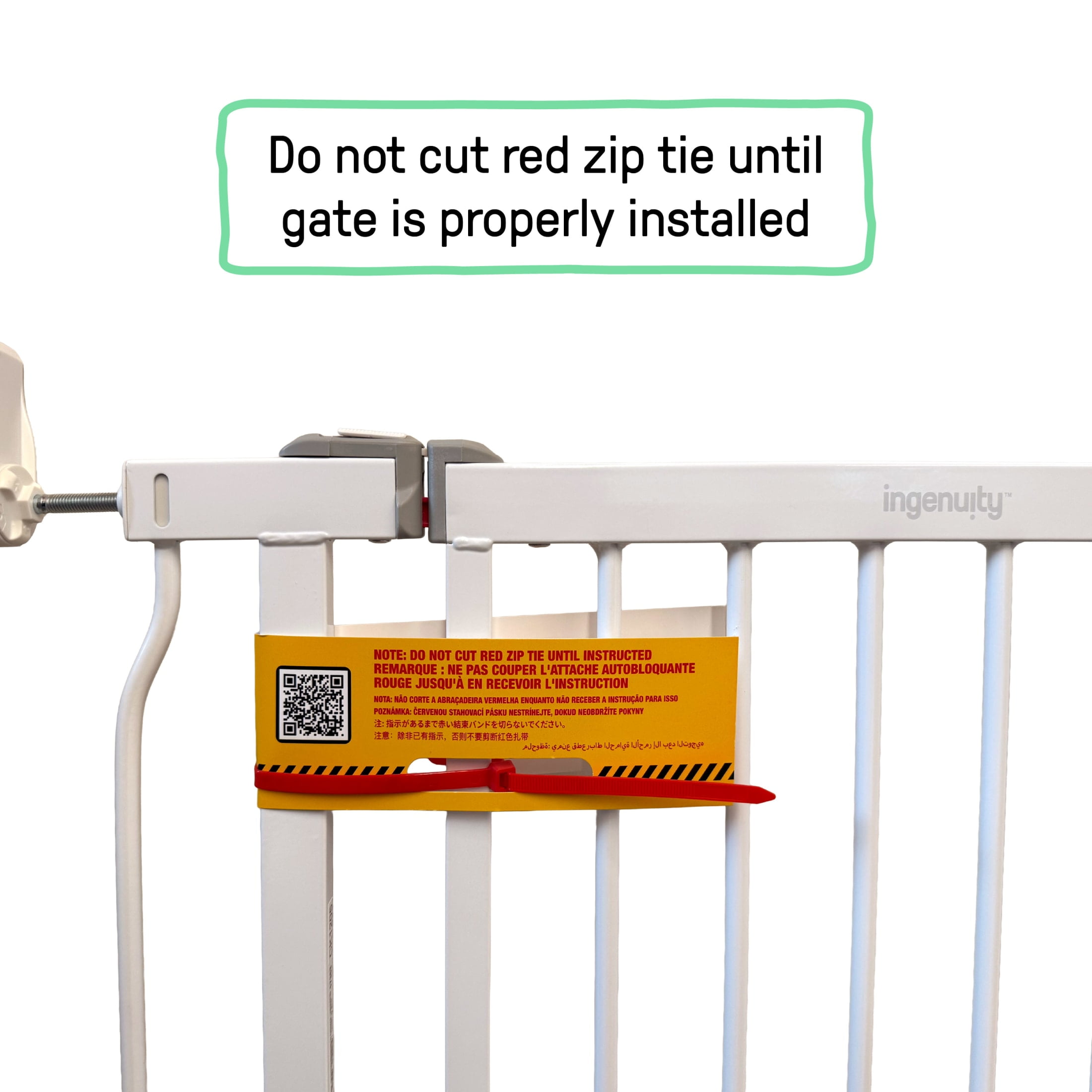 Ingenuity Thruway 52W Series Pet and Baby Gate, Espresso Metal, Openings from 27.5” to 52" Wide - Image 2