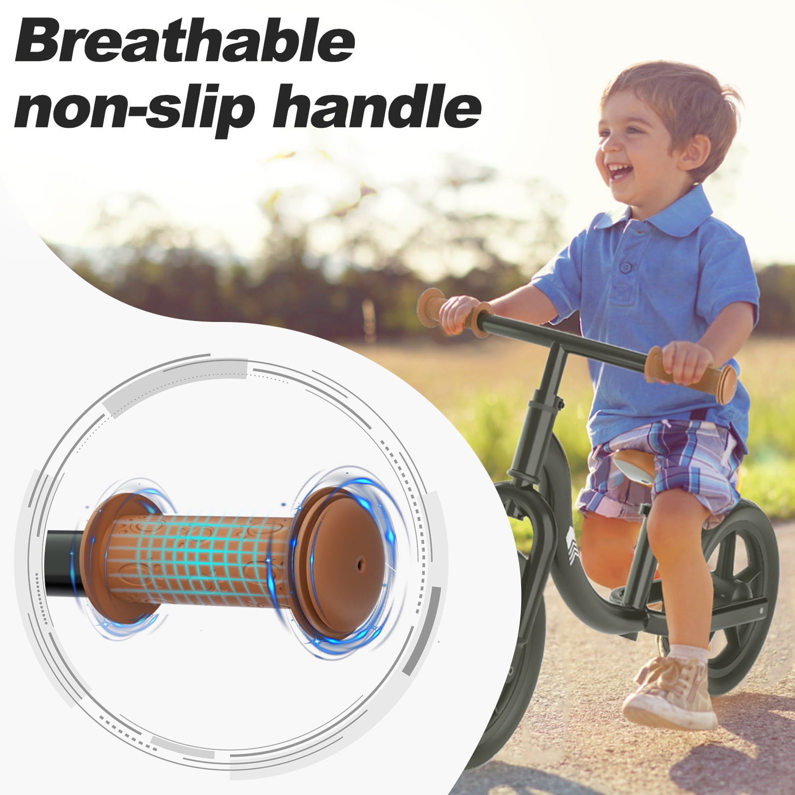 KORIMEFA Toddler Balance Bike - Lightweight Kids Toy Bike for 2, 3, 4, and 5 Year Old Boys Girls - No Pedal Training Bicycle with Adjustable Handlebar and Seat, Black - Image 7