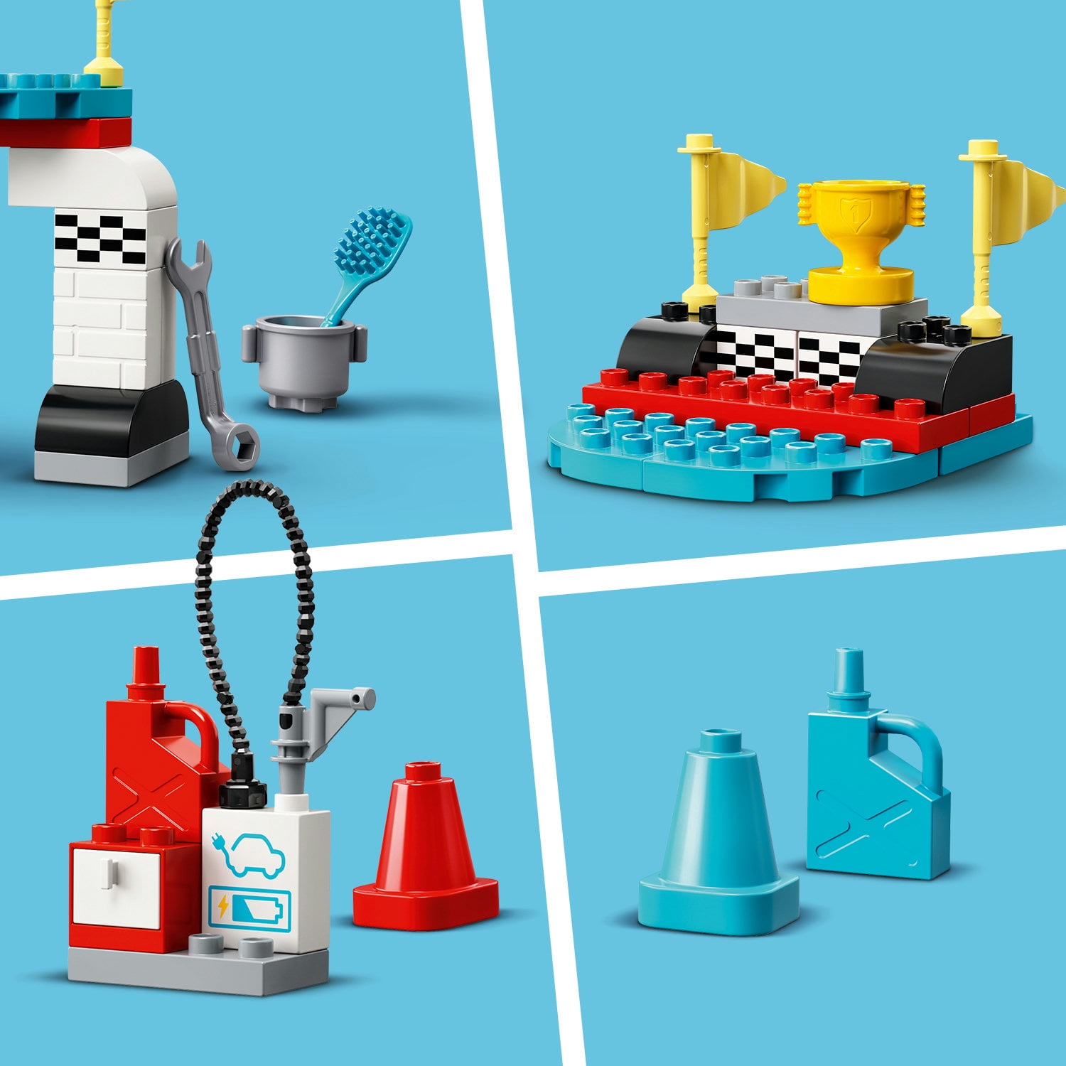 LEGO Duplo Town Race Cars 10947 Building Set (44 Pieces) - Image 4