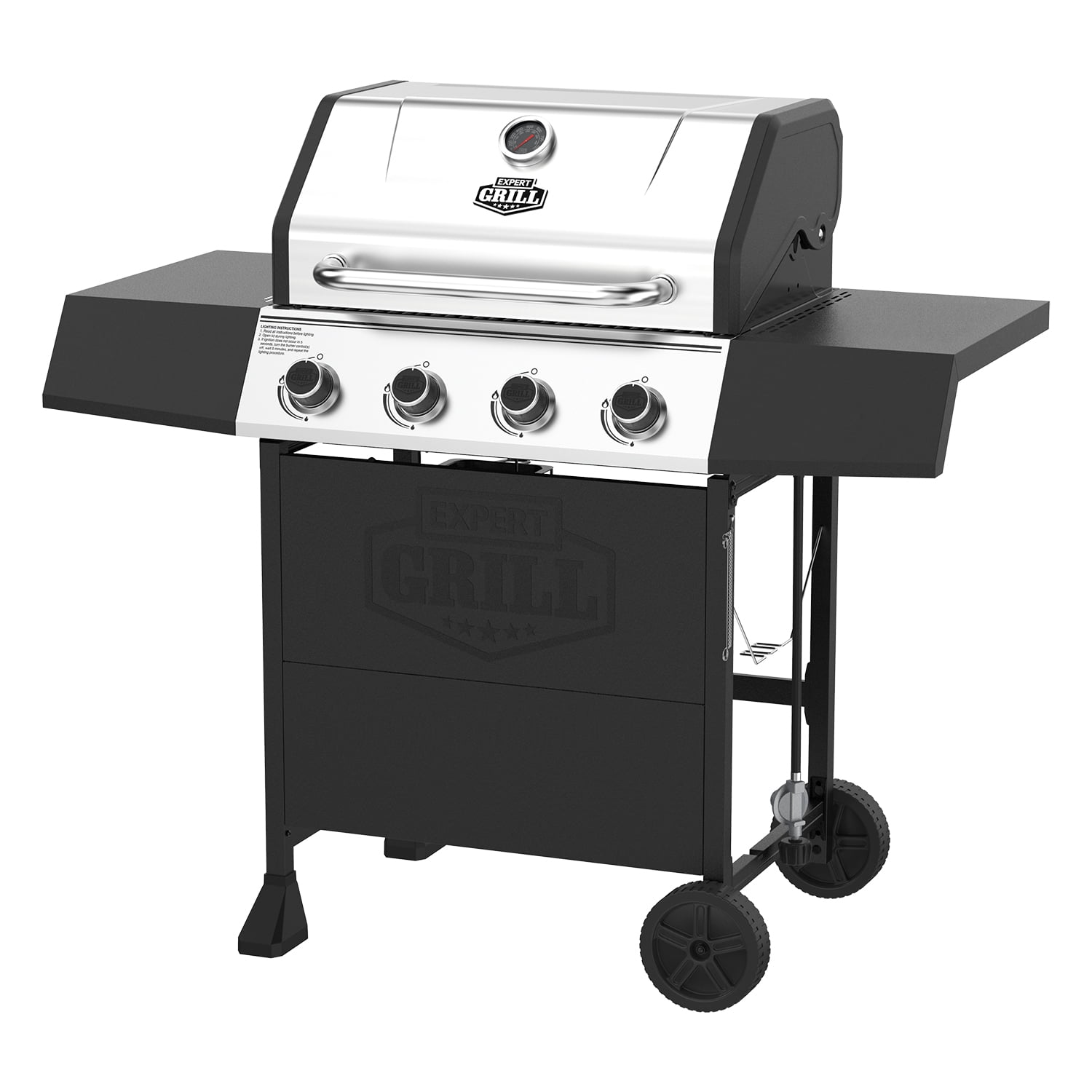 Expert Grill 4 Burner Propane Gas Grill and Protective Soft Cover - Image 2