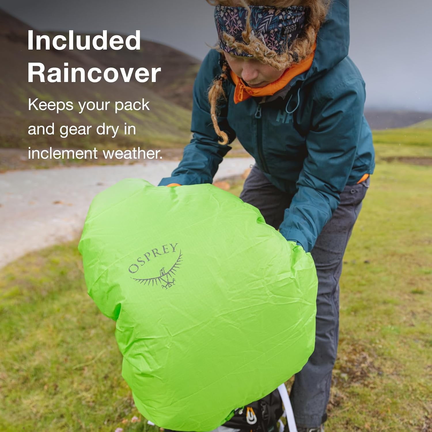 Osprey Stratos 24L Mens Hiking Backpack - Cetacean Blue - Image 7