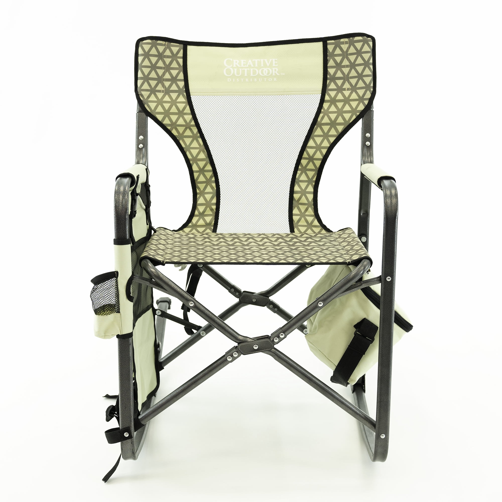 Creative Outdoor Folding Rocking Chair Beach Chair for Camping and Picnic, Earh Diamond - Image 6