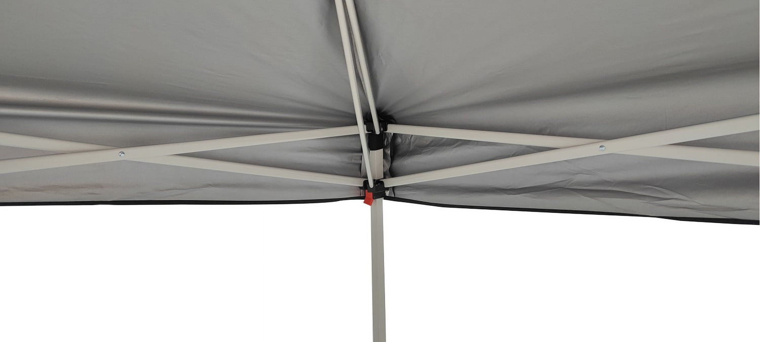 Ozark Trail 10' x 10' Instant Slant Leg Pop-up Canopy, Outdoor Shading Shelter, Black - Image 4
