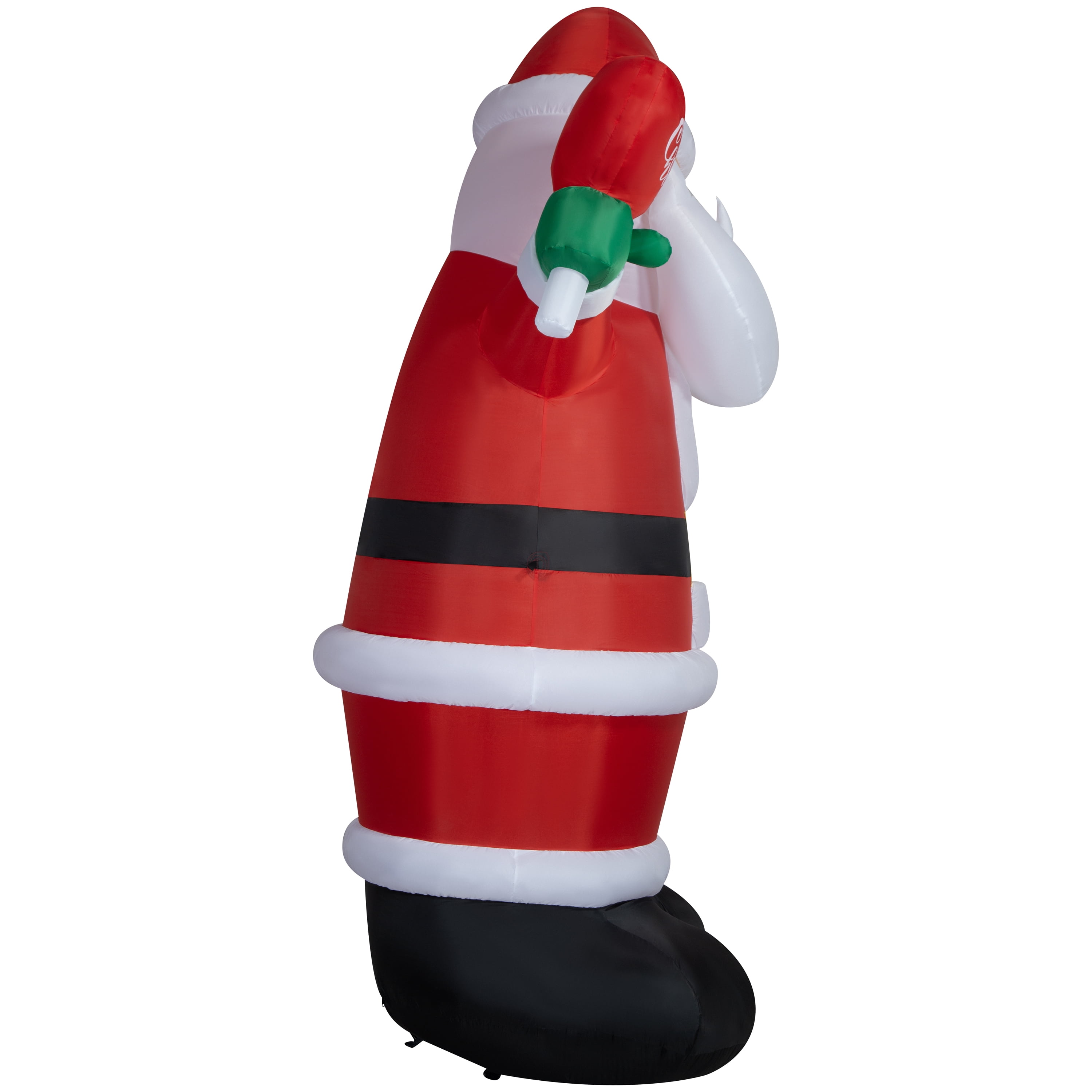 10 ft Giant Inflatable Santa Claus w/ Merry Christmas Sign, Airblown Inflatables Yard Decoration - Image 5
