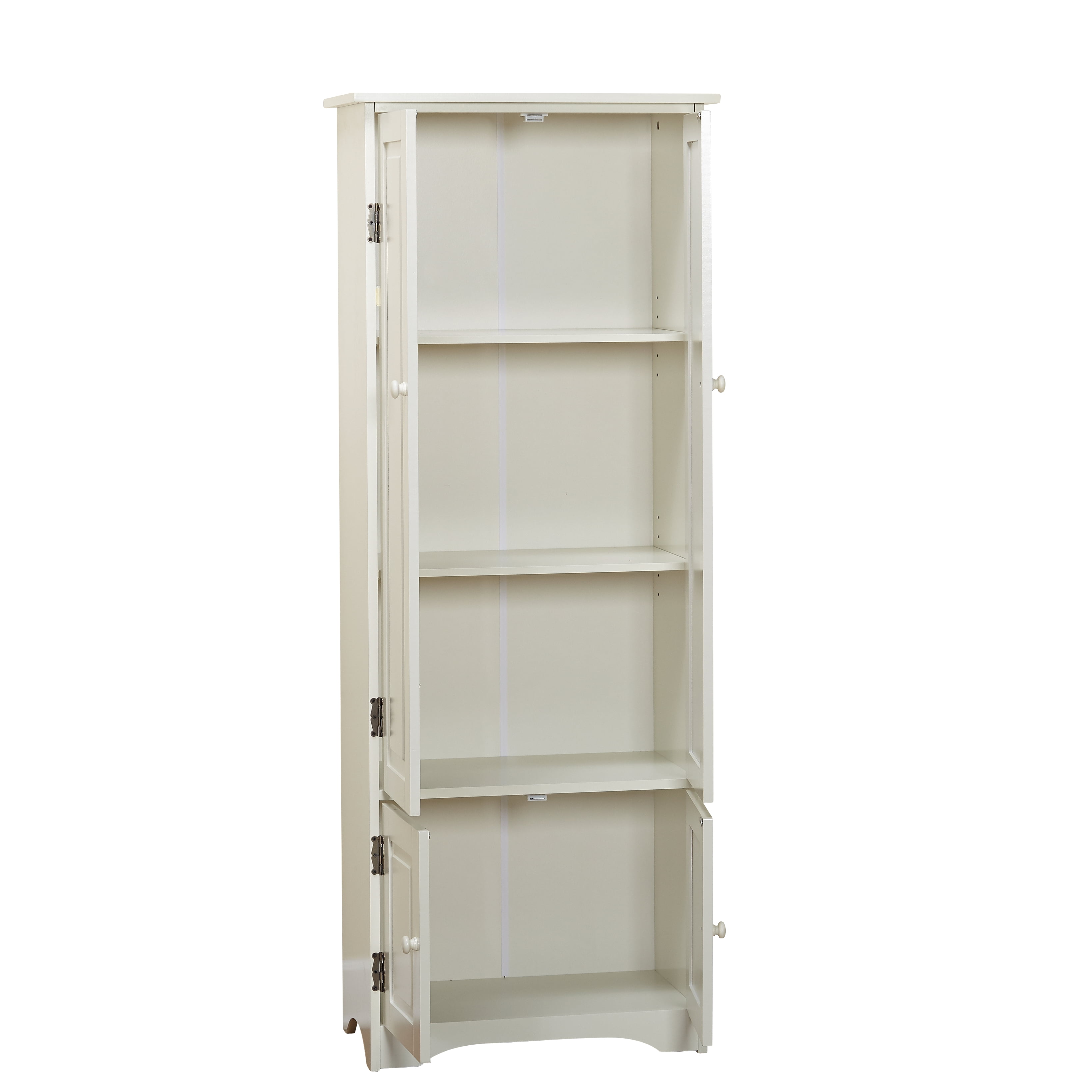 Simple Living Aston Modern Farmhouse Extra-Tall Cabinet Antique White - Image 5