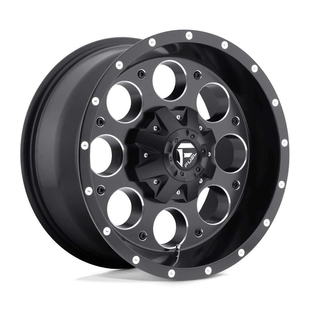 Fuel 1PC Aluminum Rim D525 REVOLVER 15X10in Matte Black Milled Finish, D52515008537 - Image 2