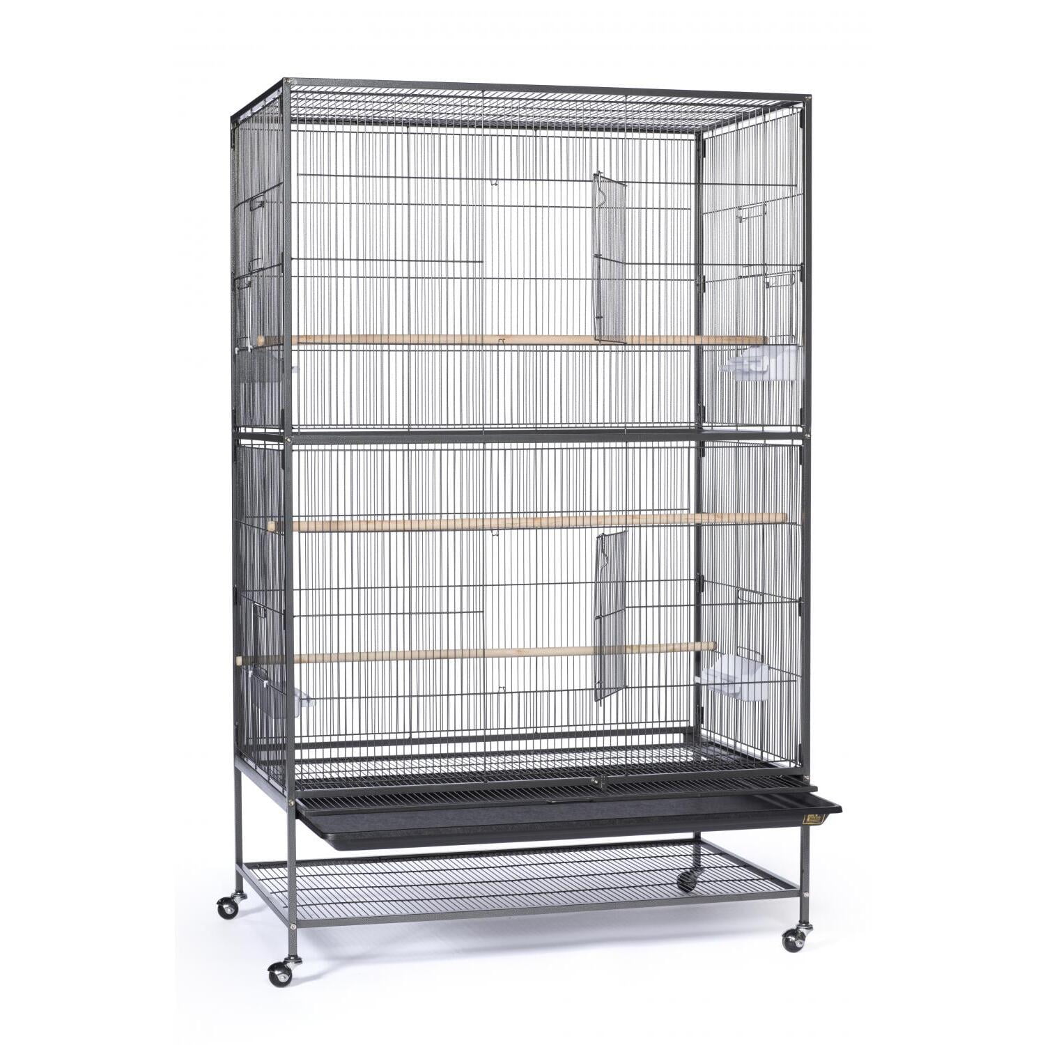 Prevue Pet Products Extra-Large Wrought Iron Flight Cage, Black Hammertone - Image 5