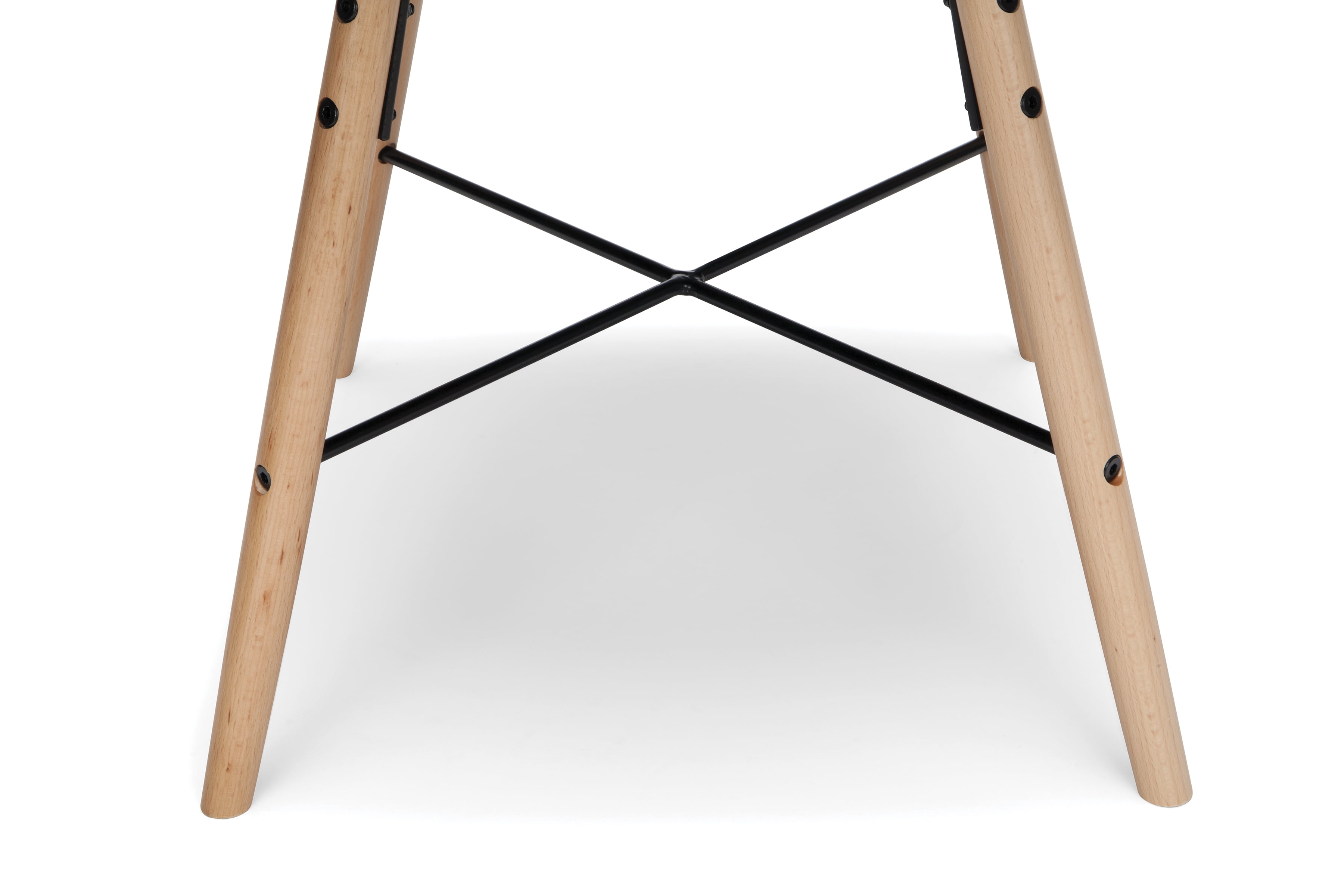 Black Plastic Dining Chair 4PK - Image 8