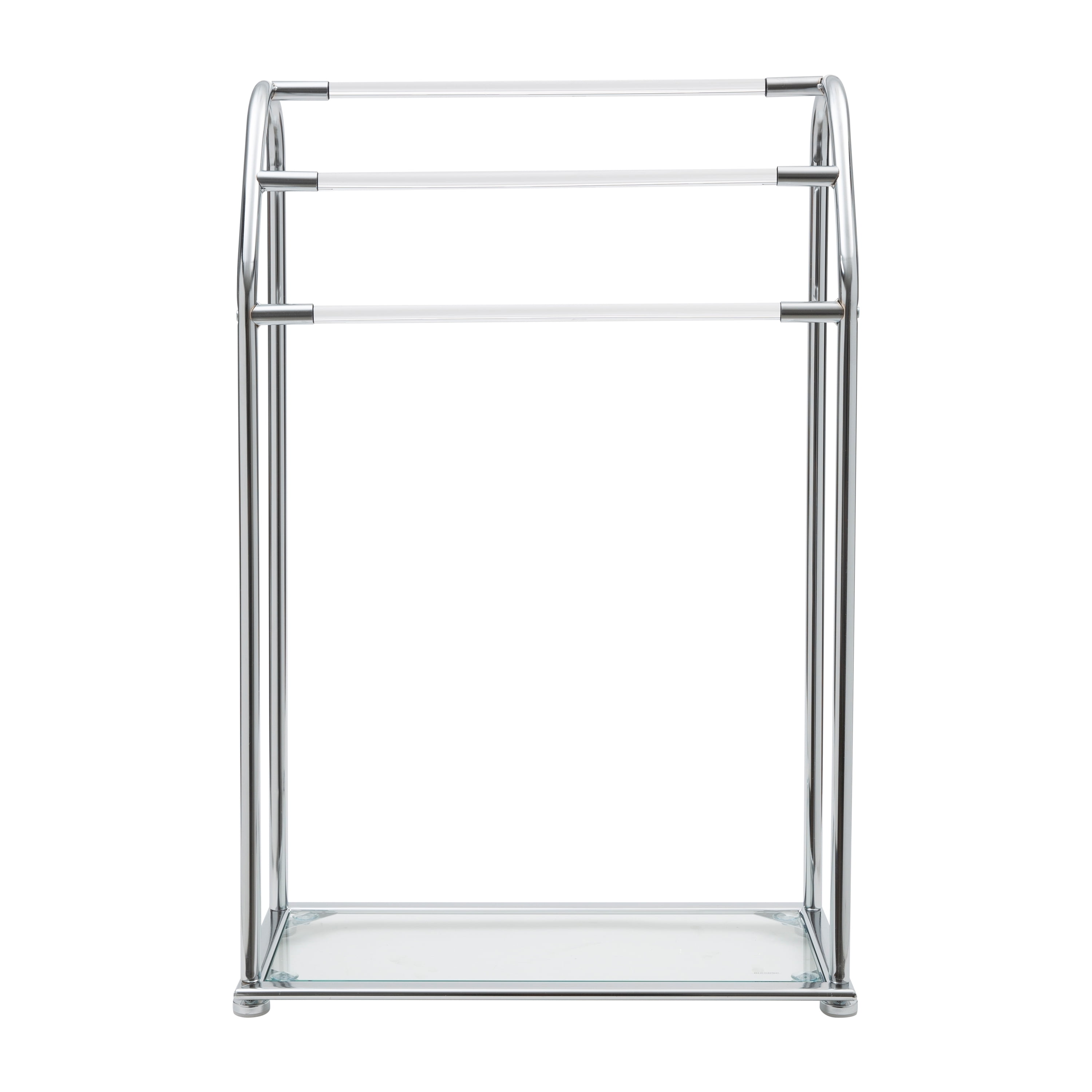 Organize It All Freestanding Acrylic Towel Rack - Image 6