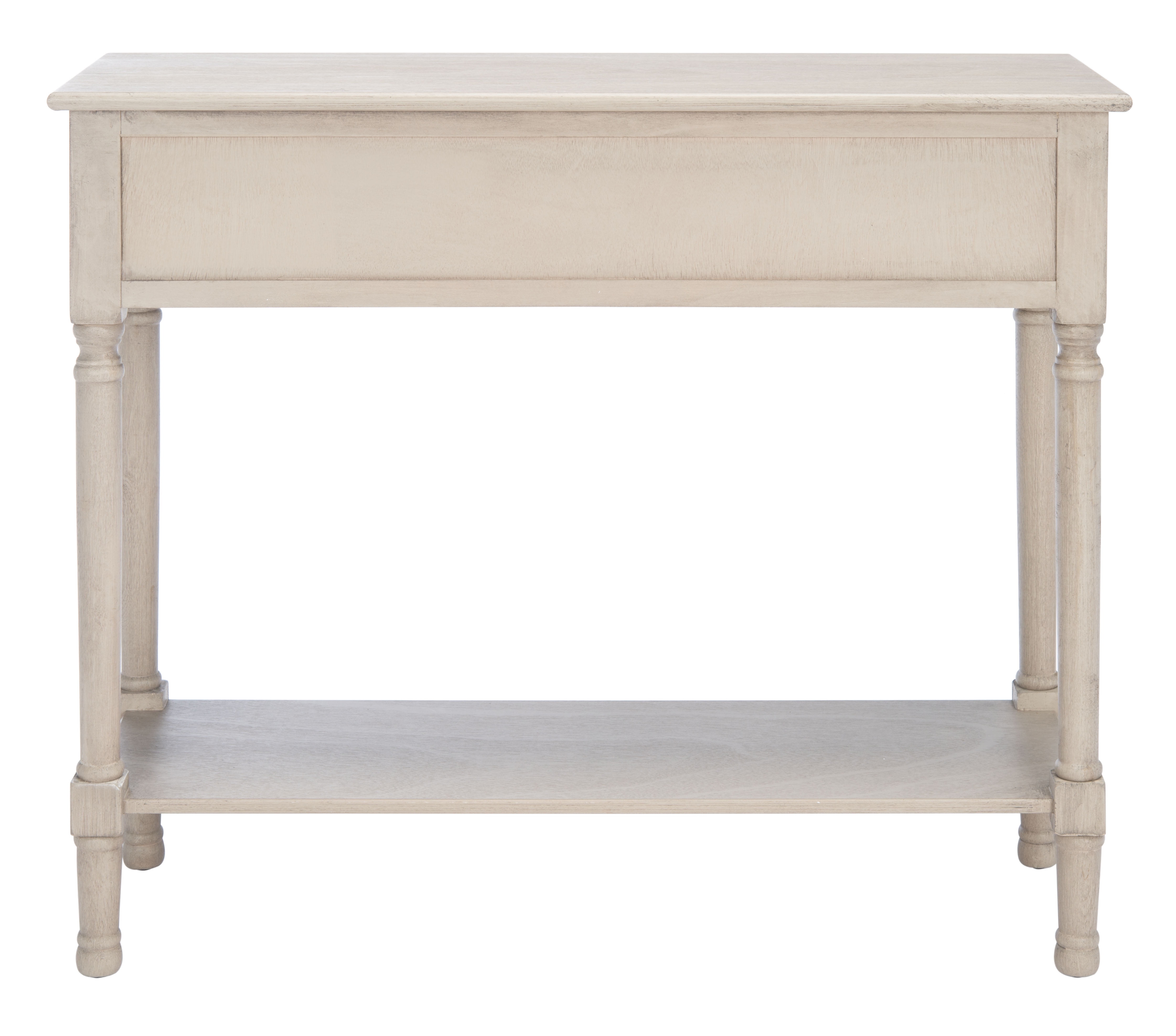 SAFAVIEH Josie French 2-Drawer Taupe Wood Rectangle Console Table (35.5 in. W x 13 in. D x 29.5 in. H) - Image 13