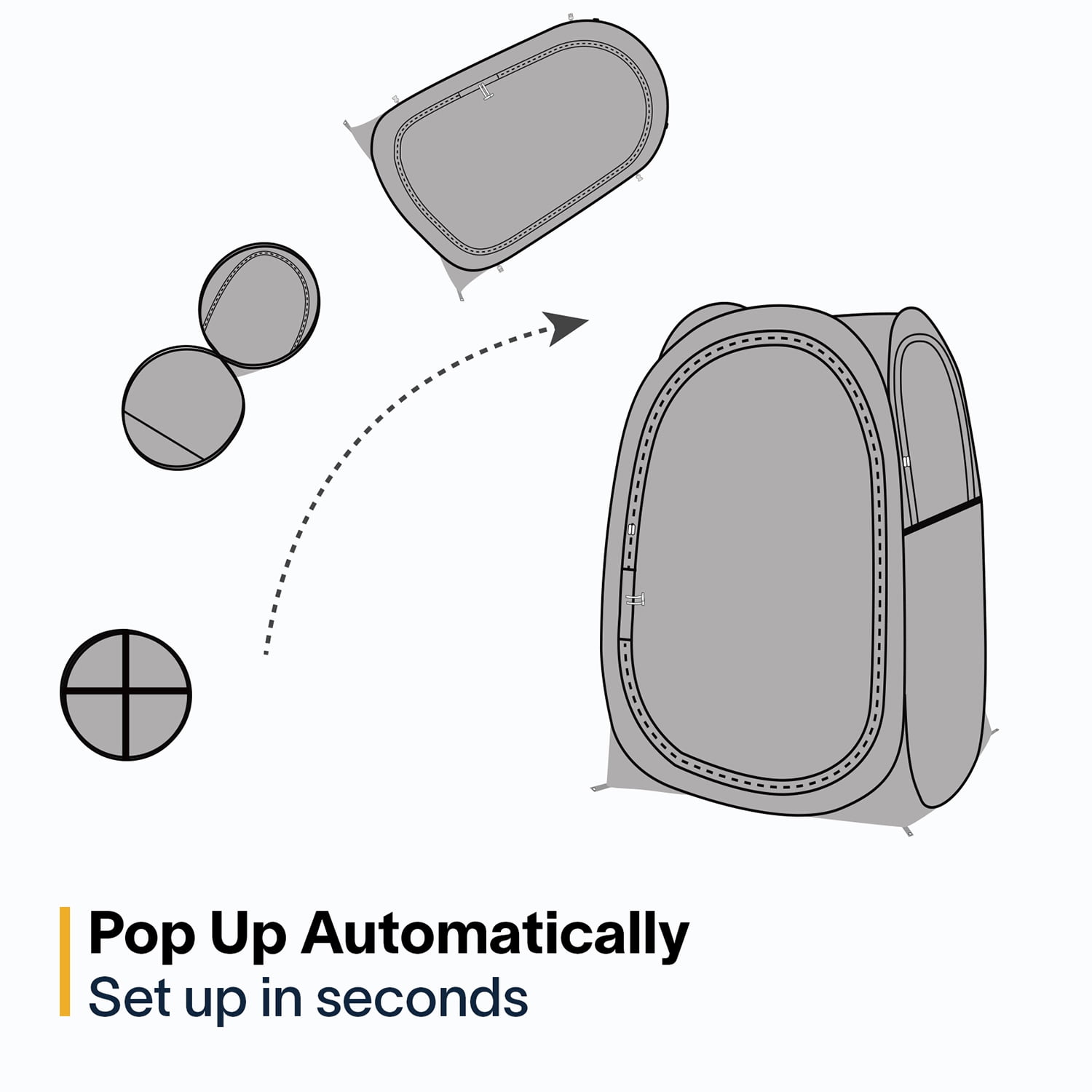 Winter Sports Tent Weather Pop Up Tent Shelter 2 person - Image 6