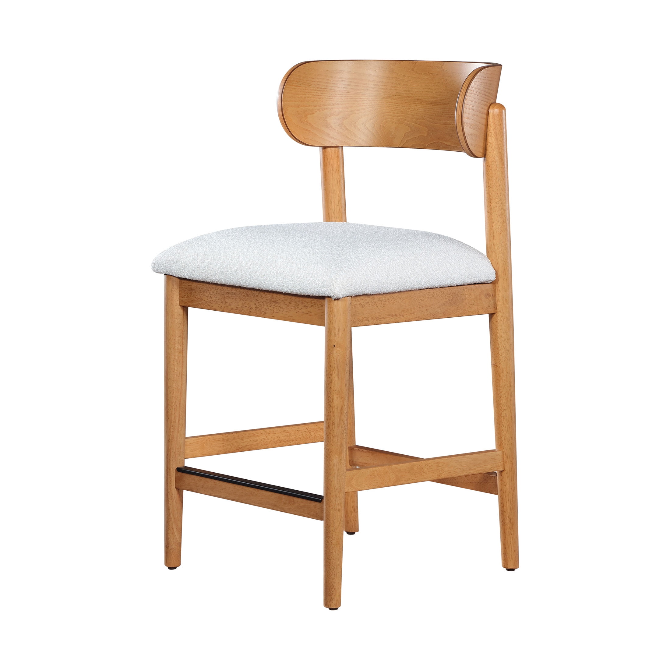 Beautiful Drew Counter-Height Stools by Drew Barrymore, Warm Honey Finish, 2 Pack - Image 9