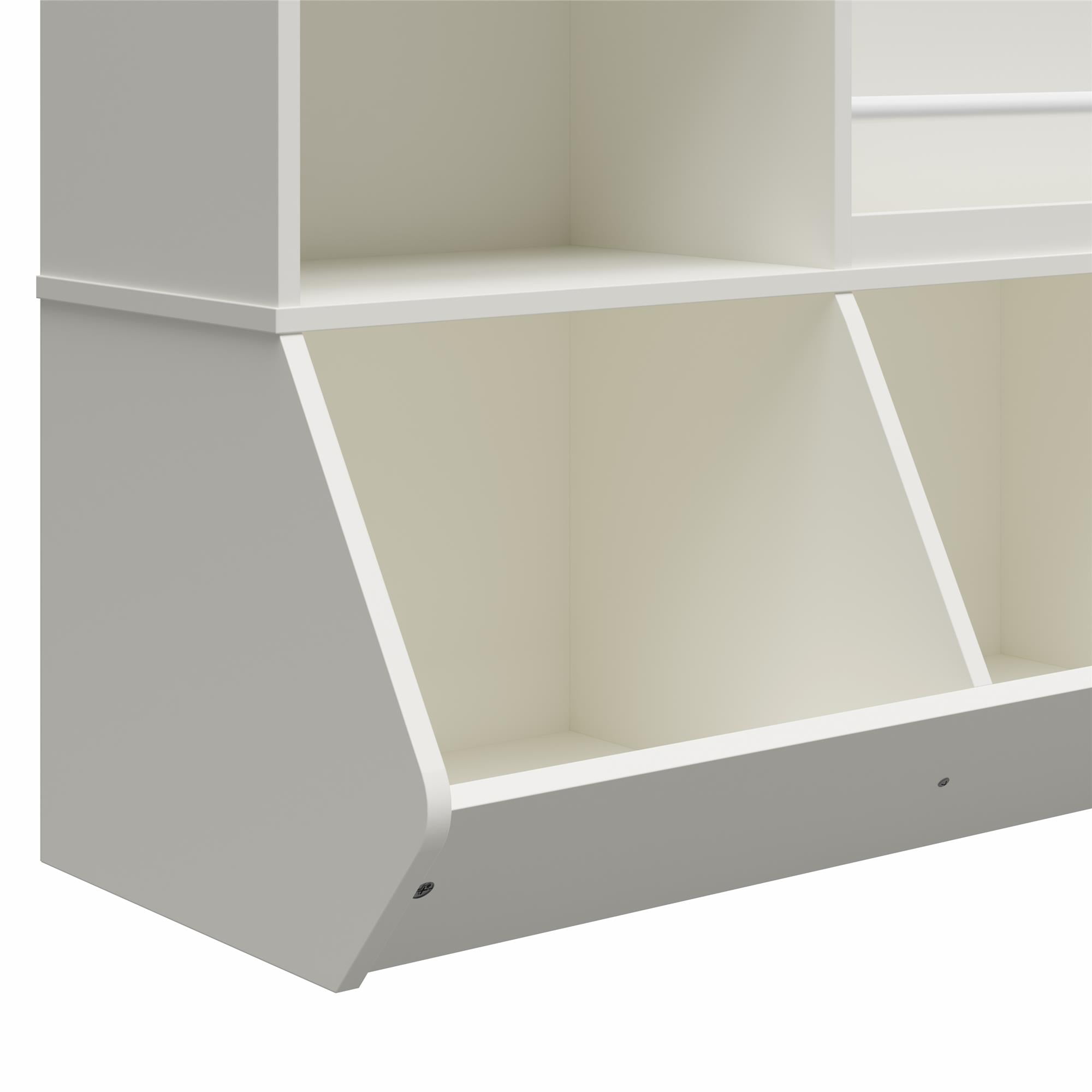 Ameriwood Home Tyler Kids Extra Large Book and Toy Storage Organizer, White - Image 12