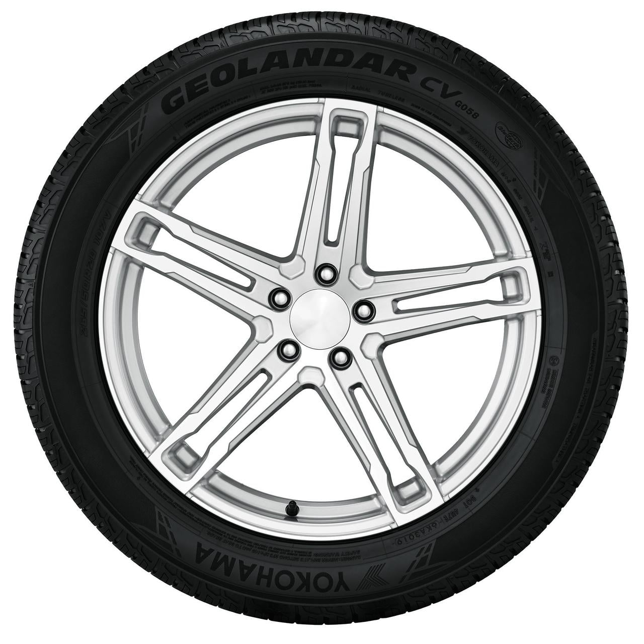 Yokohama Geolandar CV G058 All Season 225/65R17 102H SUV/Crossover Tire - Image 5