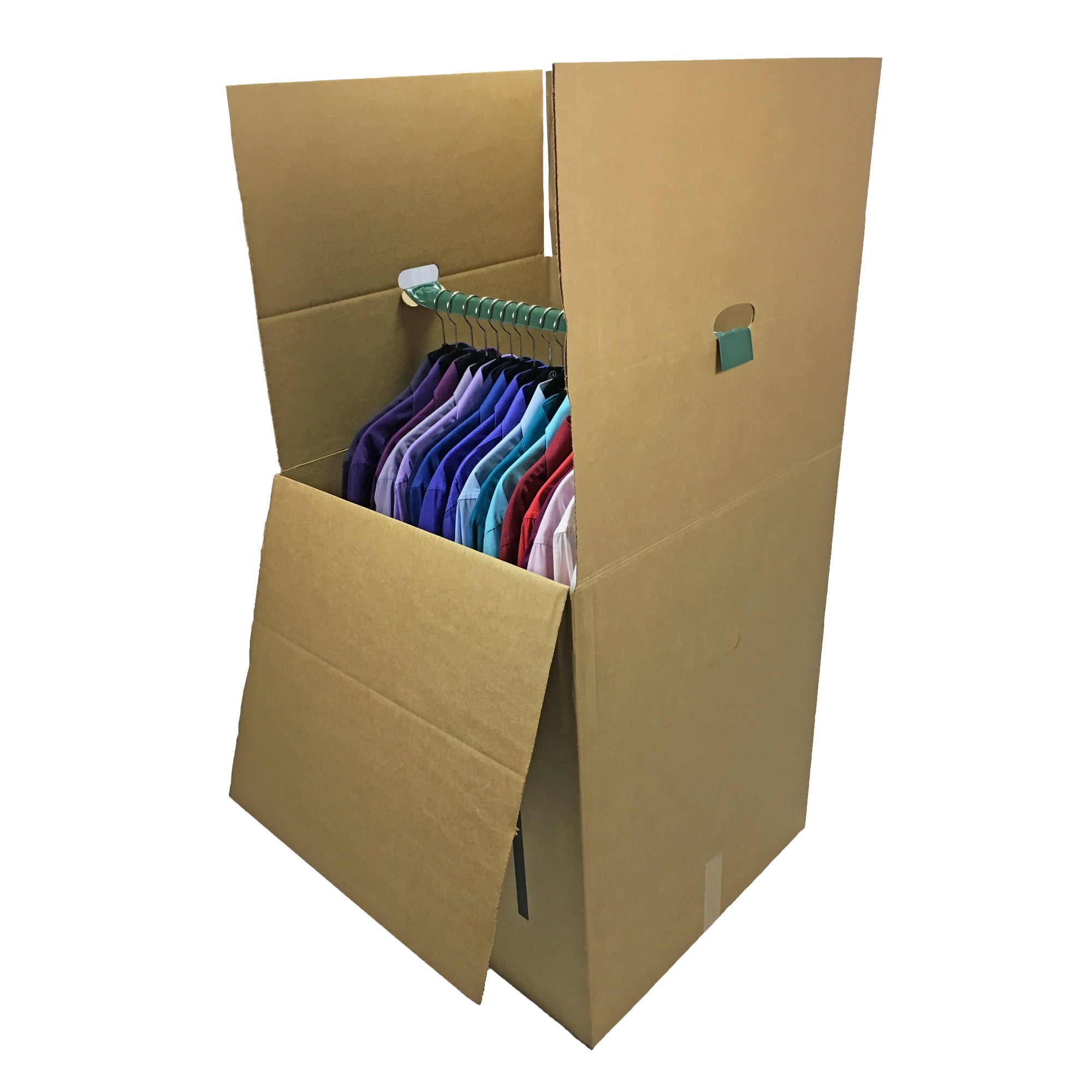 Uboxes Wardrobe Moving Boxes, 20x20x34in, 3 Pack, Tall Boxes - Image 2