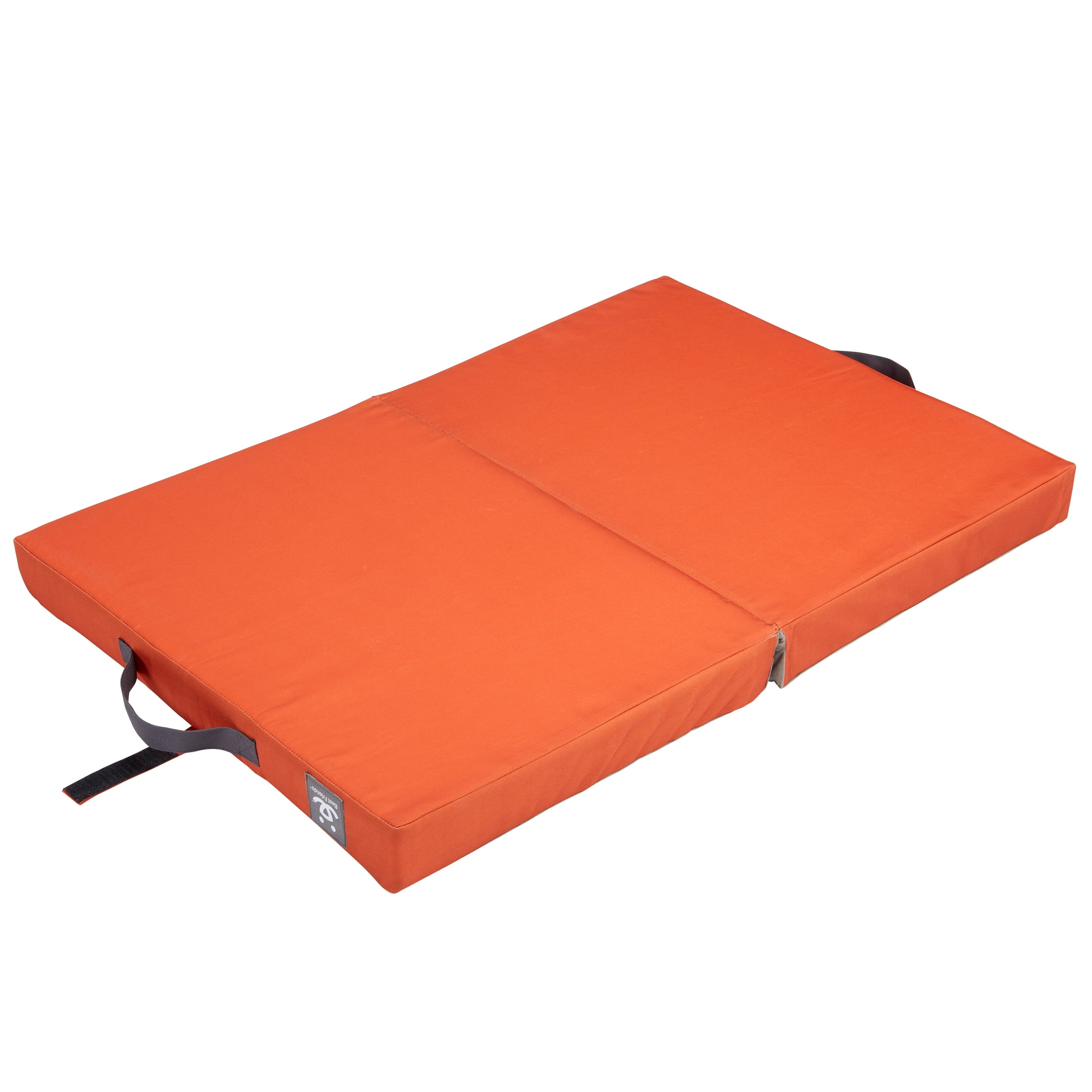 Best Friends Foldable Travel Pet Bed, L / XL - Gray and Orange Washable Cover with Microsuede Top and a Memory Foam Topper for comfort - Includes Carry Handles - Image 3