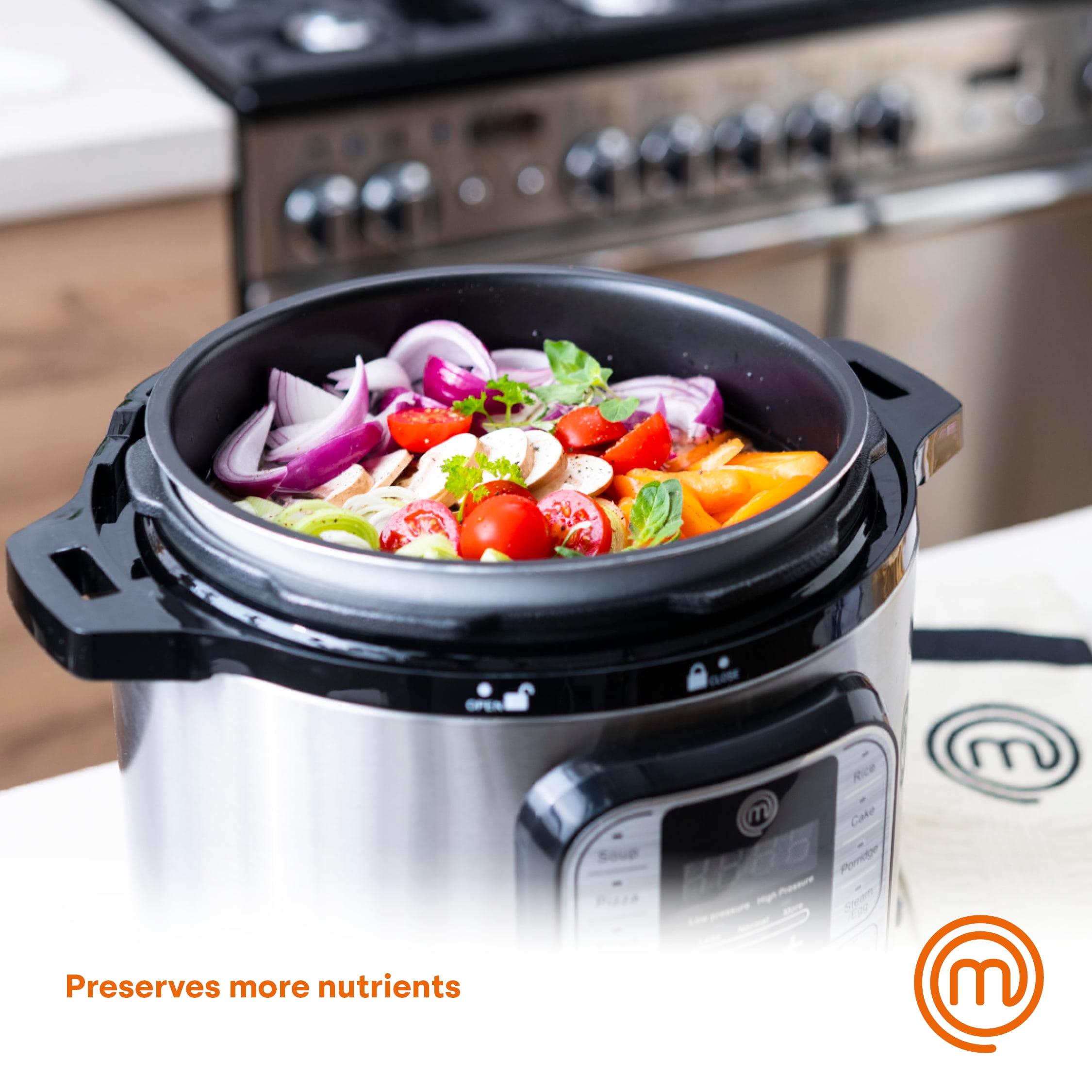 MasterChef Electric 10-in-1 Multi Cooker (Inc. Pressure, Rice and Slow Cooker) - Image 4