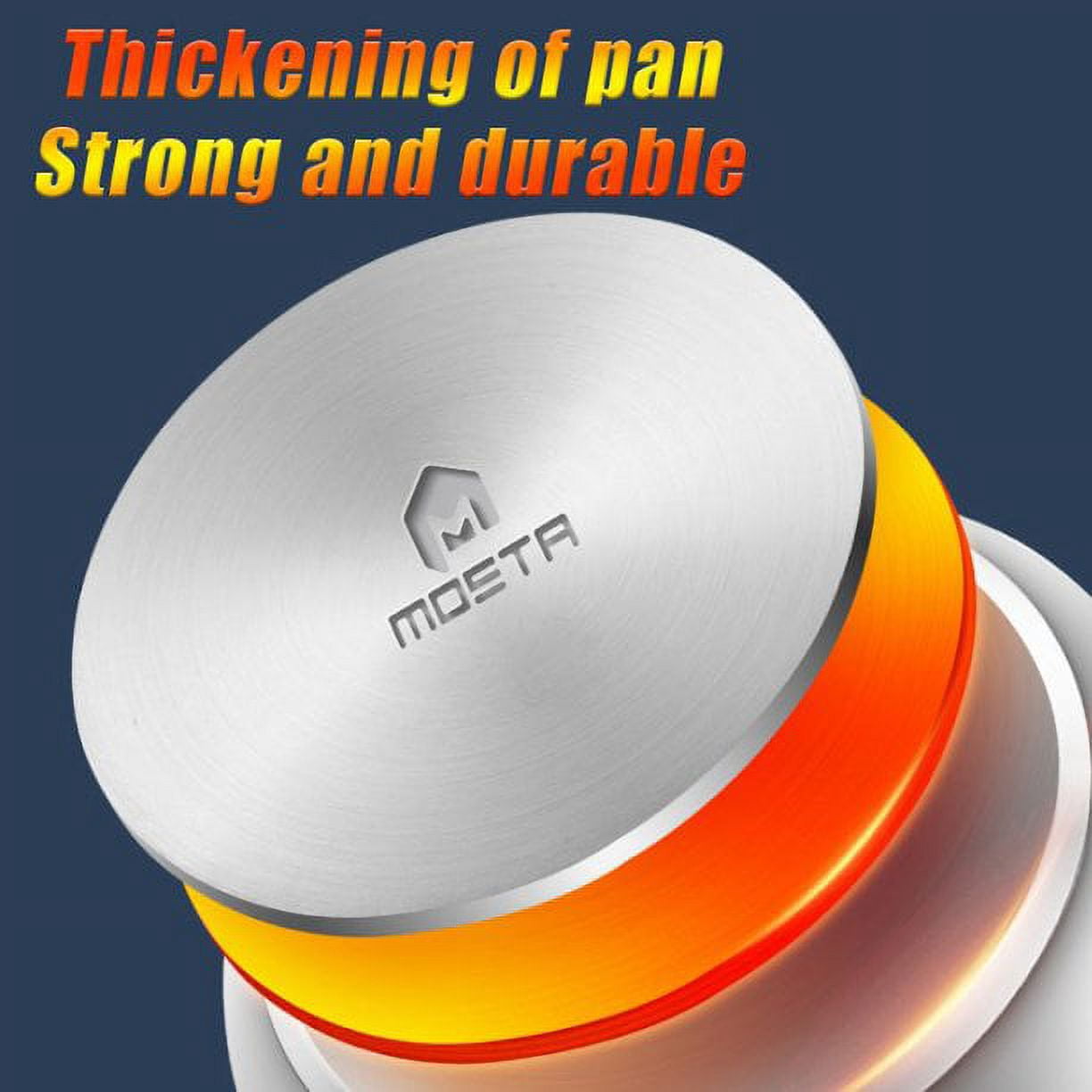 New 4-Piece Cookware Set Stainless Steel,Blue - Image 2