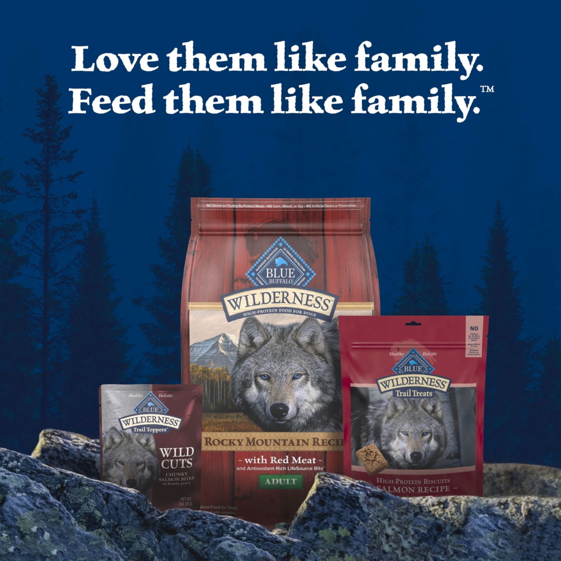 BLUE Wilderness Trail Toppers Dog Wet Food, Salmon Bites in Gravy, 3-oz Pouch - Image 5