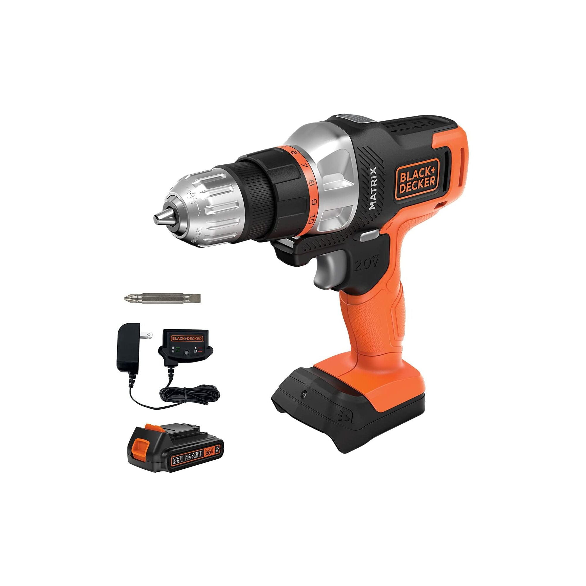 BLACK+DECKER 20V MAX* Matrix Cordless Drill/Driver, BDCDMT120C - Image 11