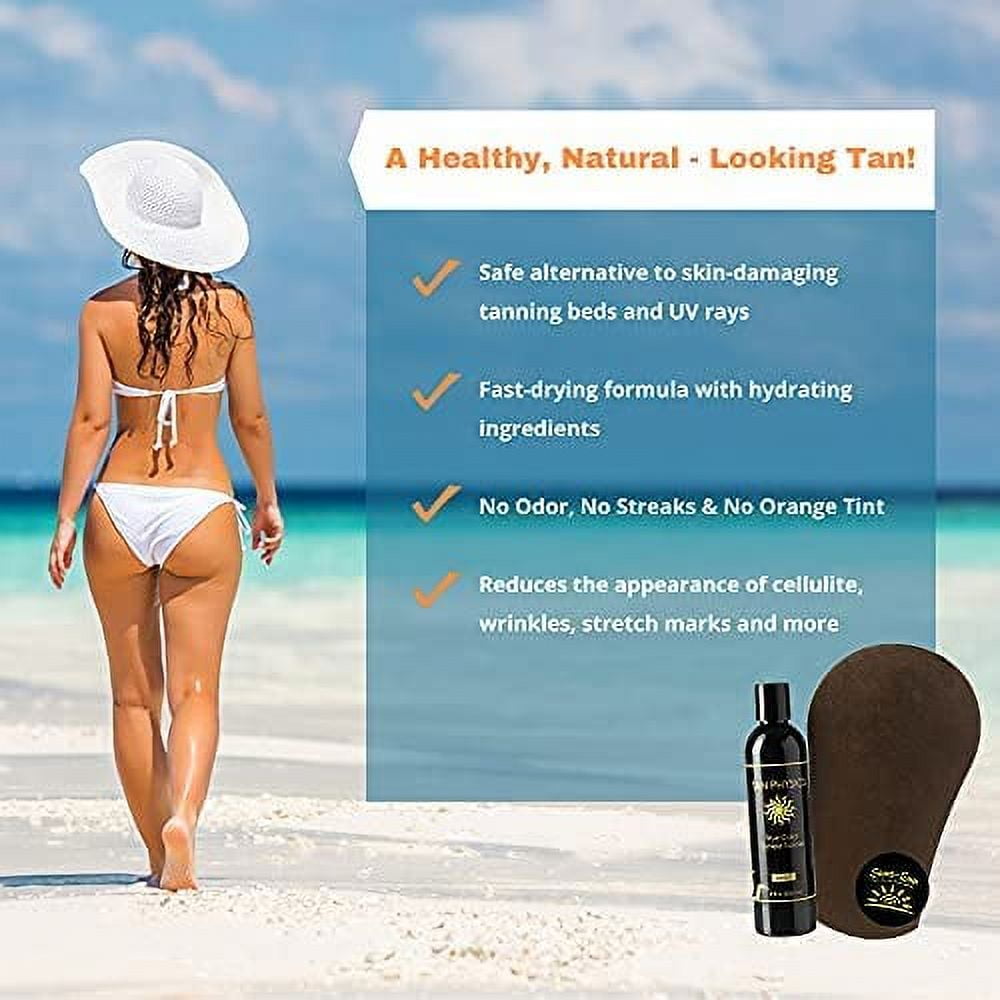 Tan Physics True Color Combo w/ FREE Mitt - Exfoliator, Extender and Tanner by Sans-Sun - Image 4