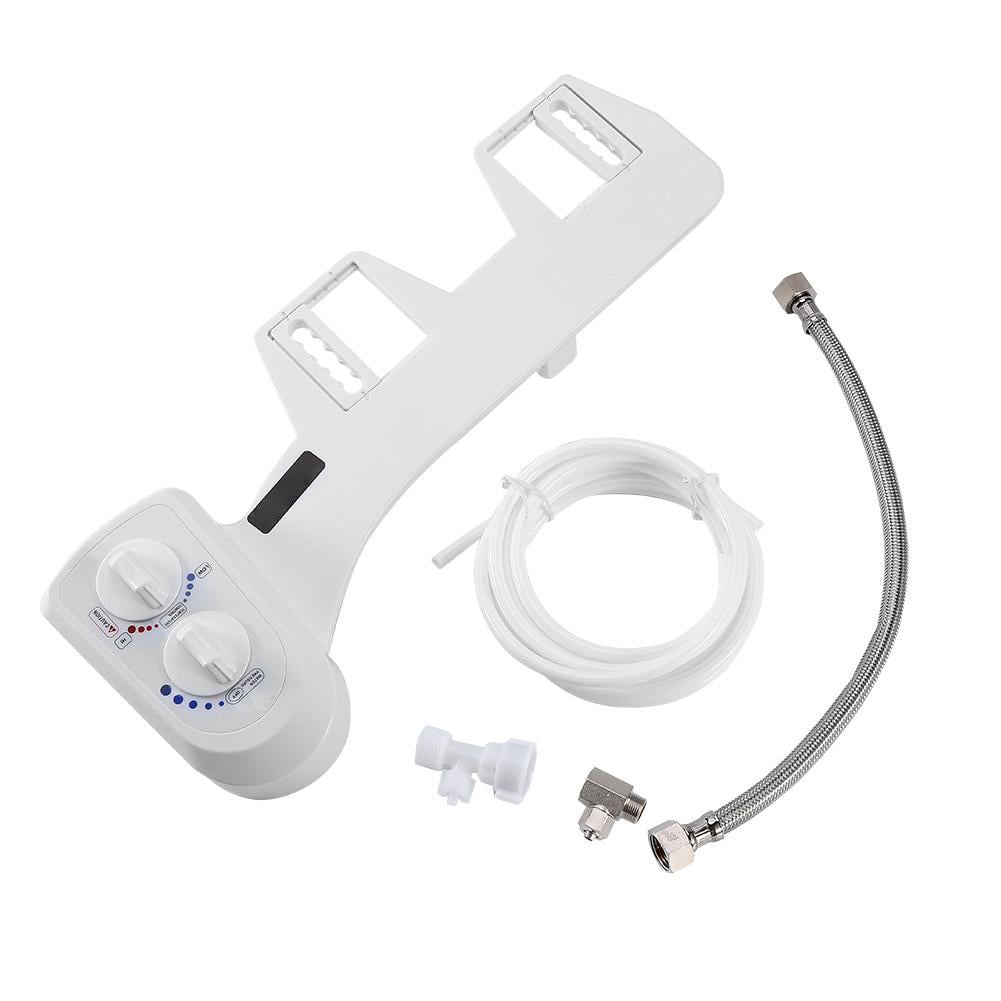 OTVIAP Double Knob Self Cleaning Single Nozzle Hot Cold Water Spray Bidet Toilet US Standard,Bidet Water Spray,Non-Electric Mechanical Bidet - Image 3