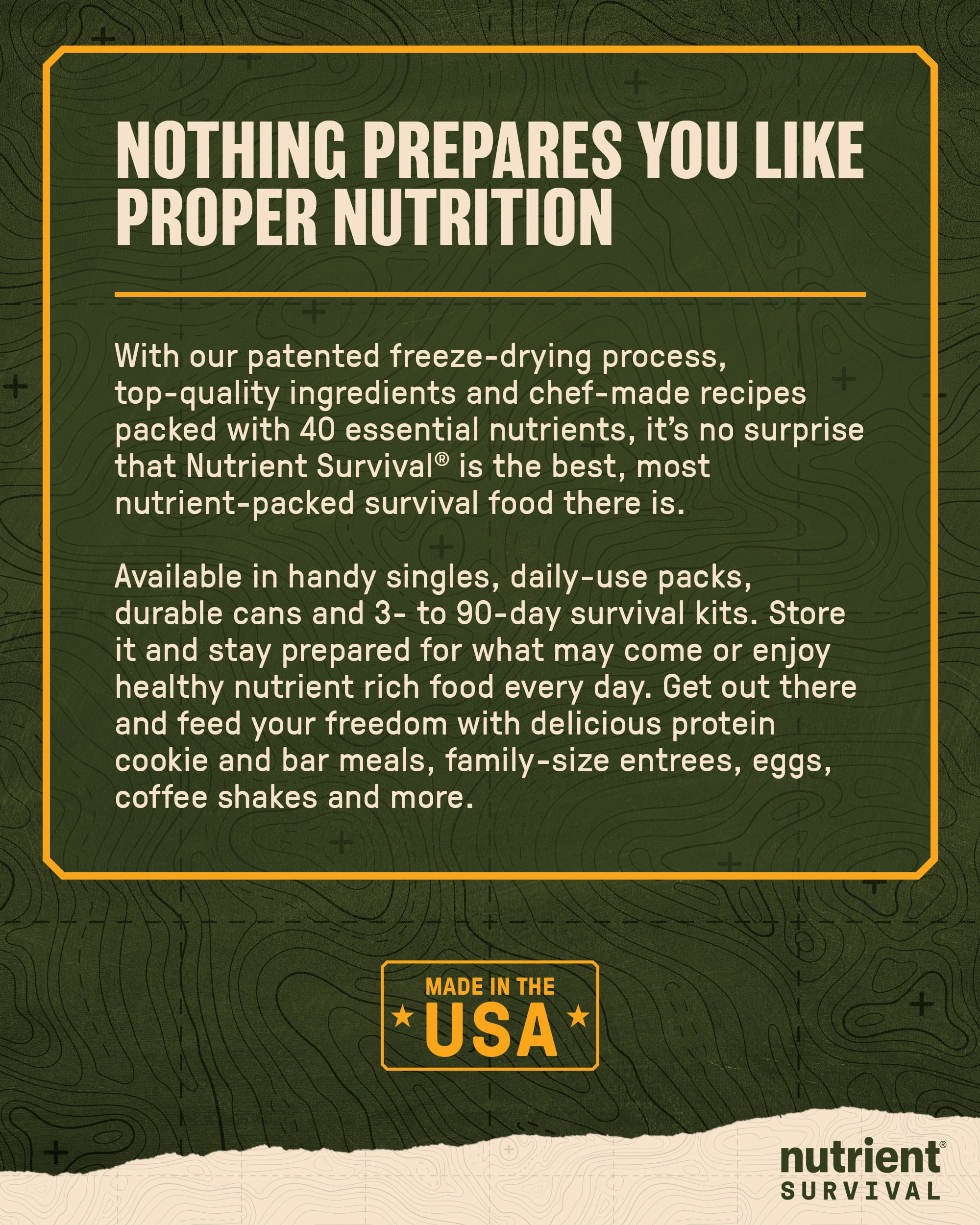 Nutrient Survival Vitamin Butter Powder, Freeze Dried Prepper Supplies & Emergency Food Supply, 16 Essential Nutrients, Soy & Gluten Free, Shelf Stable Up to 10 Years, One Can, 204 Servings - Image 8