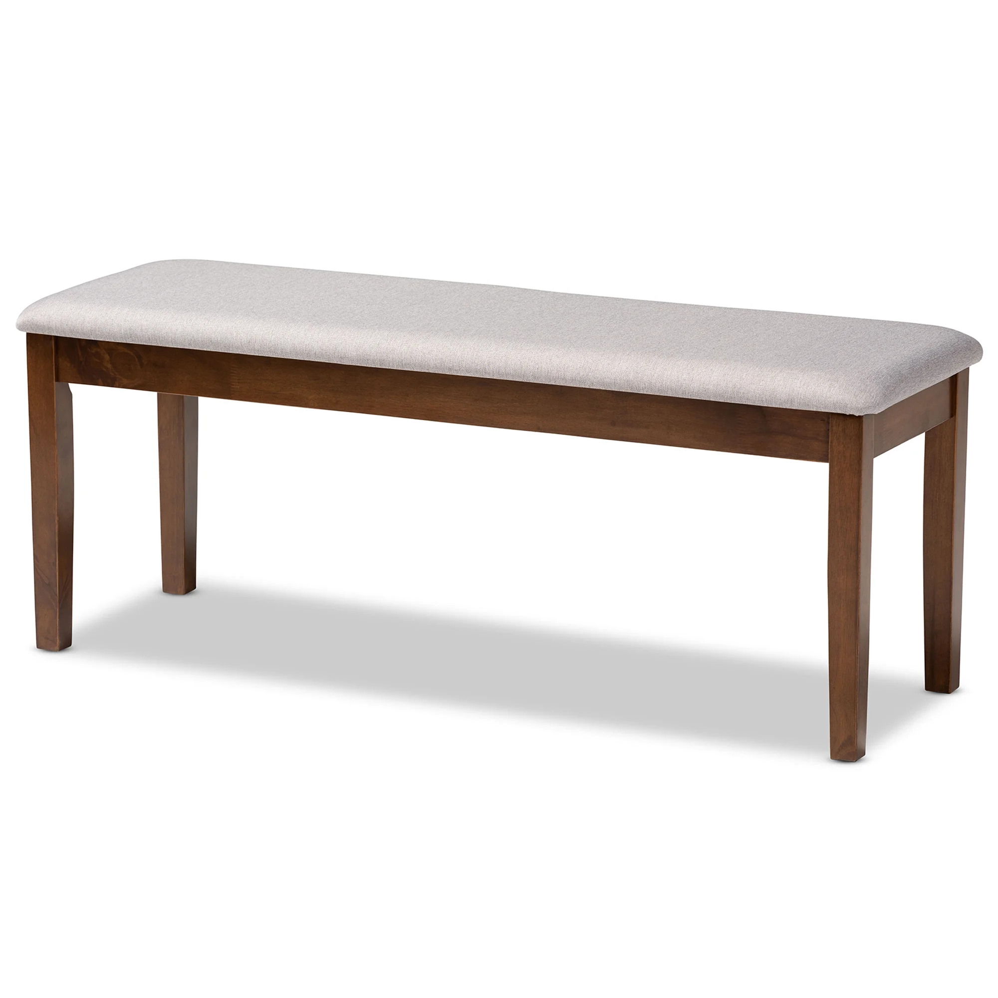 Baxton Studio Gustavo Modern Dining Set, Walnut - Image 6