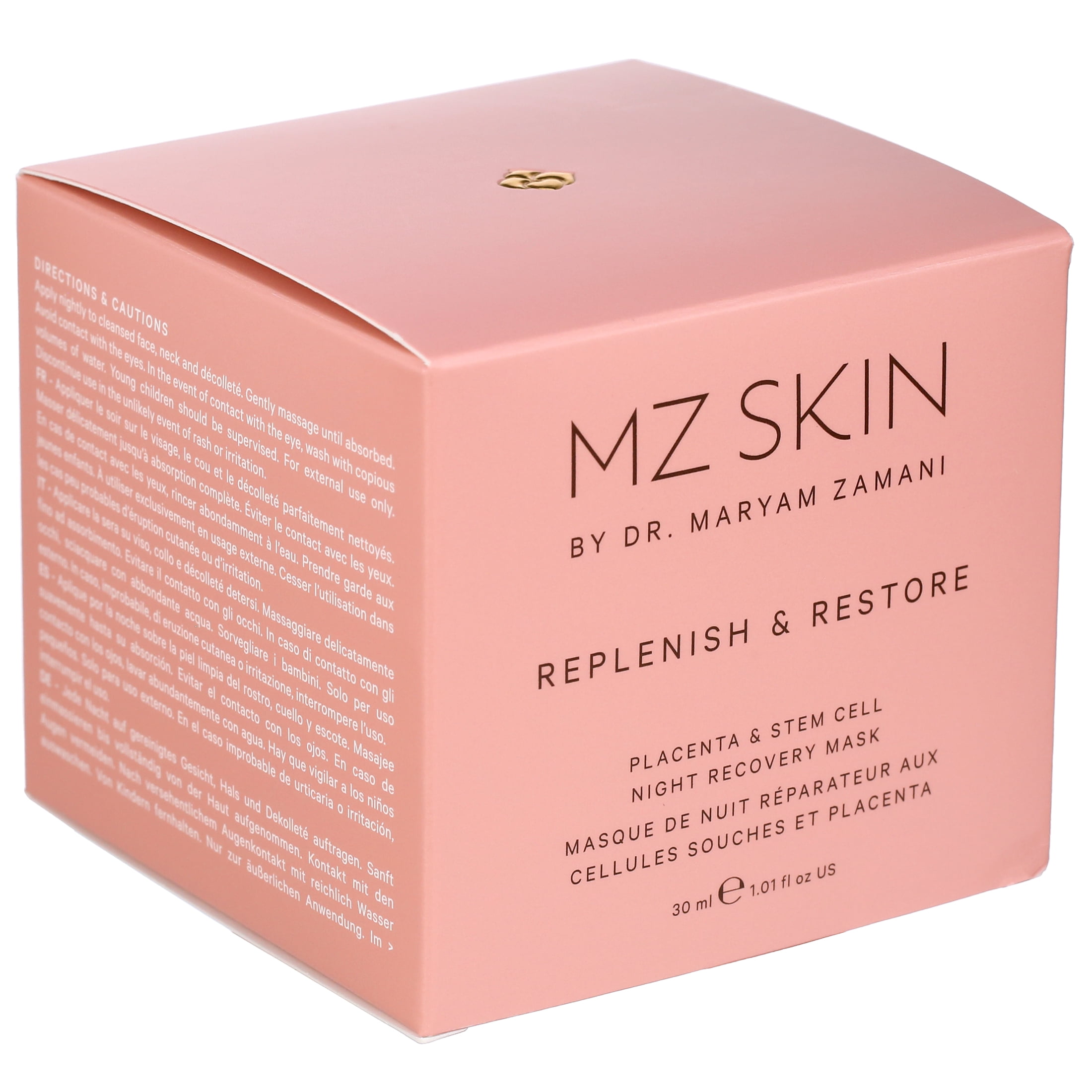 MZ Skin REPLENISH & RESTORE Placenta & Stem cell Night Recovery Mask - Image 7