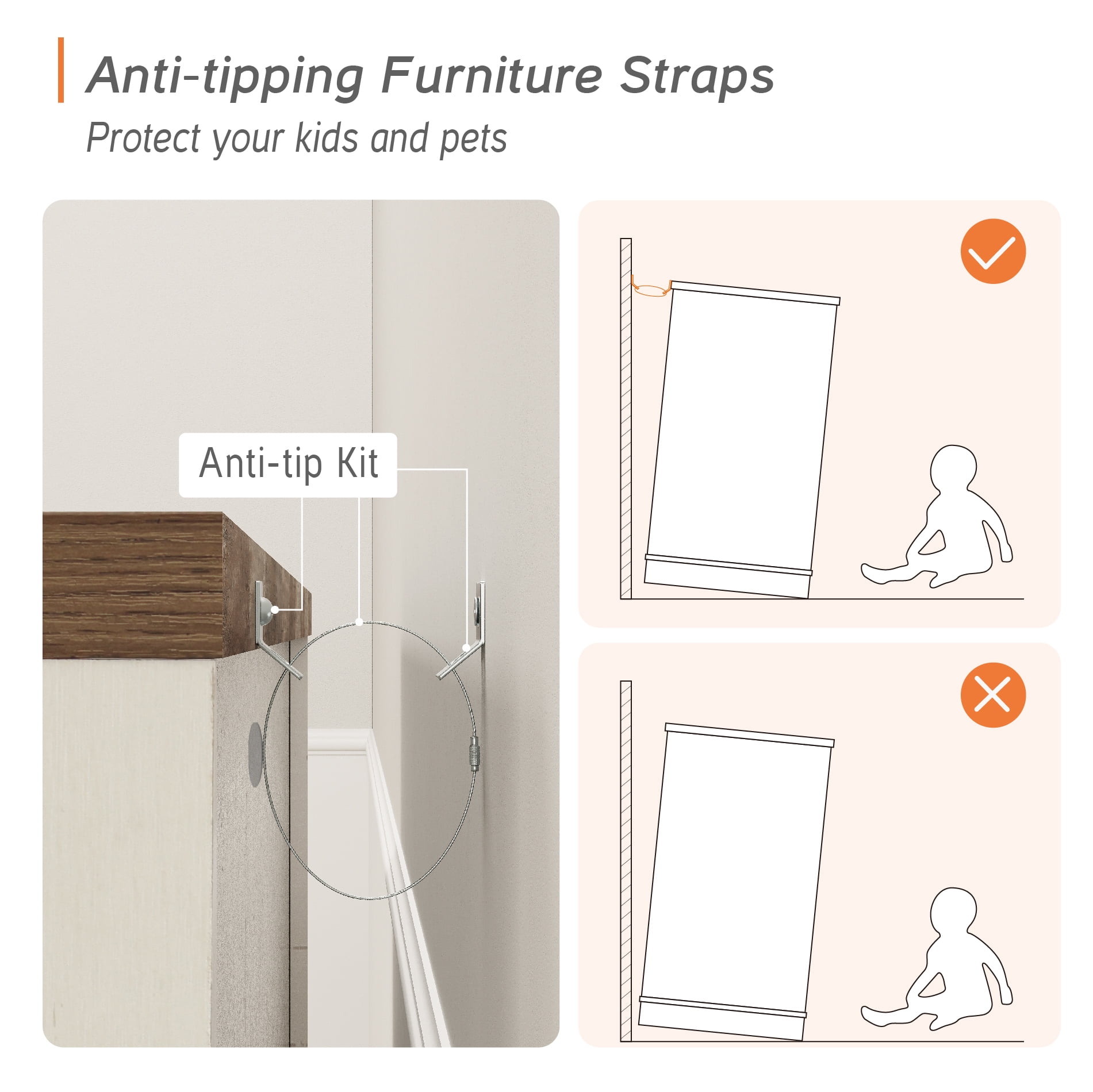 White Wooden Nightstand Side Table with 2 Storage Spaces, Ideal for Living Room, Tall Farmhouse Style Bedside Table for Bedroom - Image 8