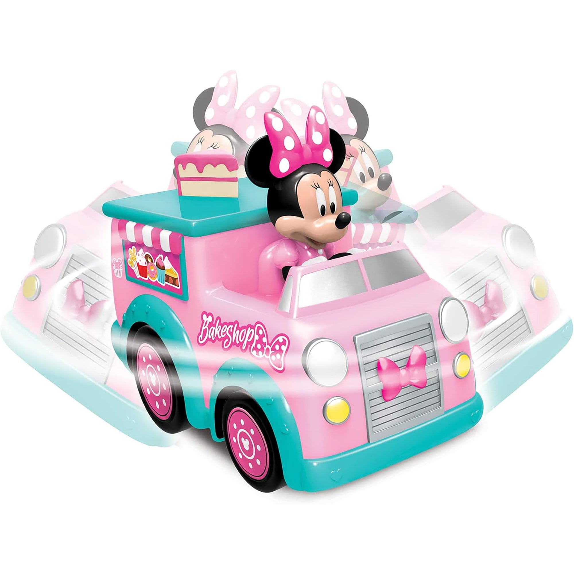 Disney Junior: 9" RC - Minnie's Bakeshop Truck – 2.4 GHz Full-Function Remote Control Minnie Mouse Vehicle, Perform Wheelies & Spins, Kids Ages 3+ - Image 2