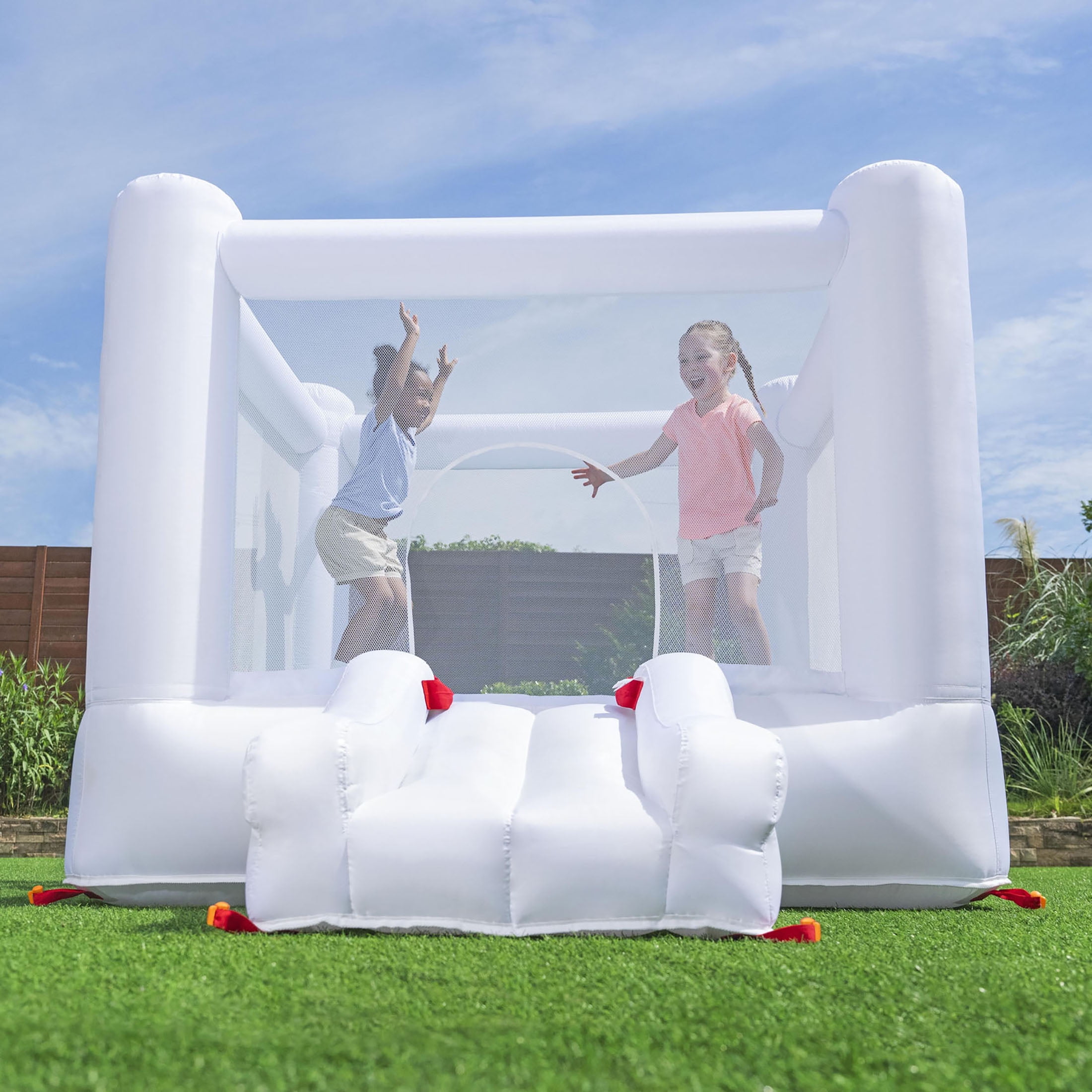 H2OGO! Jump & Joy Kids White Bounce House with Slide and Blower, Indoor/Outdoor, Ages 3+ - Image 11
